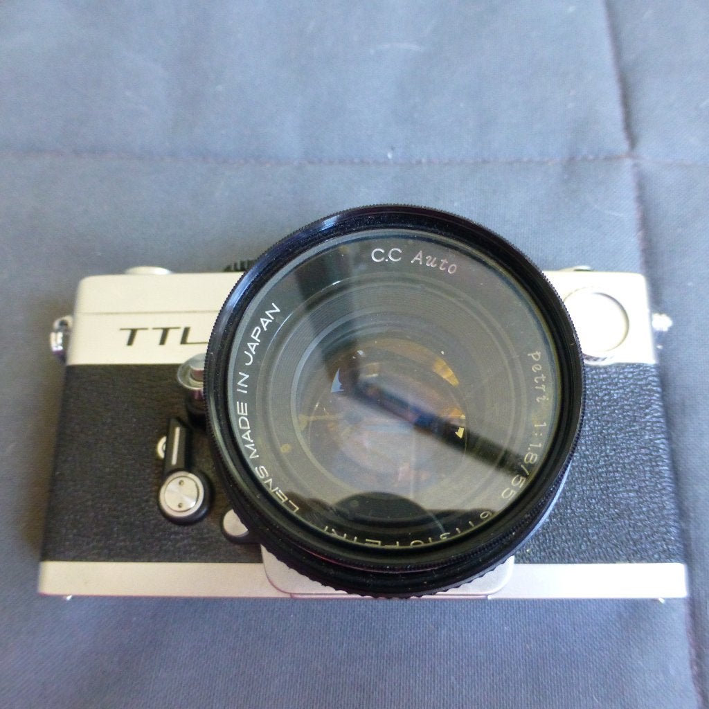 Camera PetriTTL met Petri lens, Audio, Tv en Foto, Fotocamera's Analoog, Ophalen of Verzenden, Gebruikt, Spiegelreflex, Overige Merken