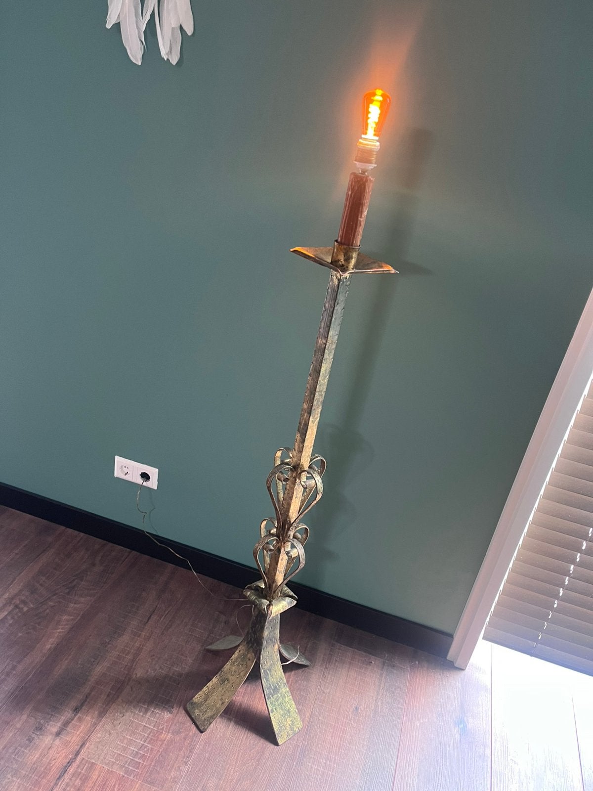 Vintage LAMP, Ophalen, Zo goed als nieuw