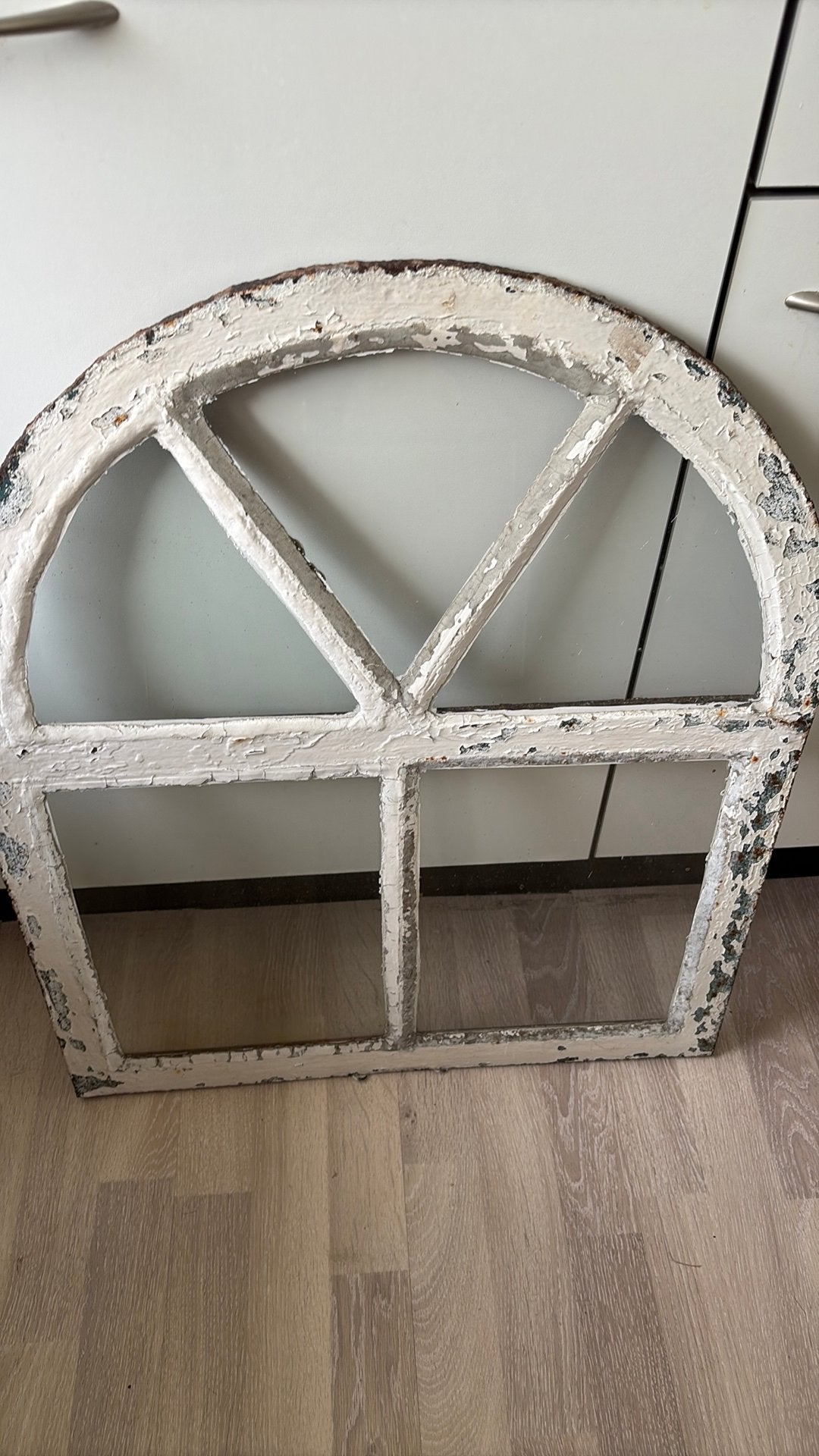 Decoratief halfrond raamkozijn - Vintage look, Antiek en Kunst, Ophalen