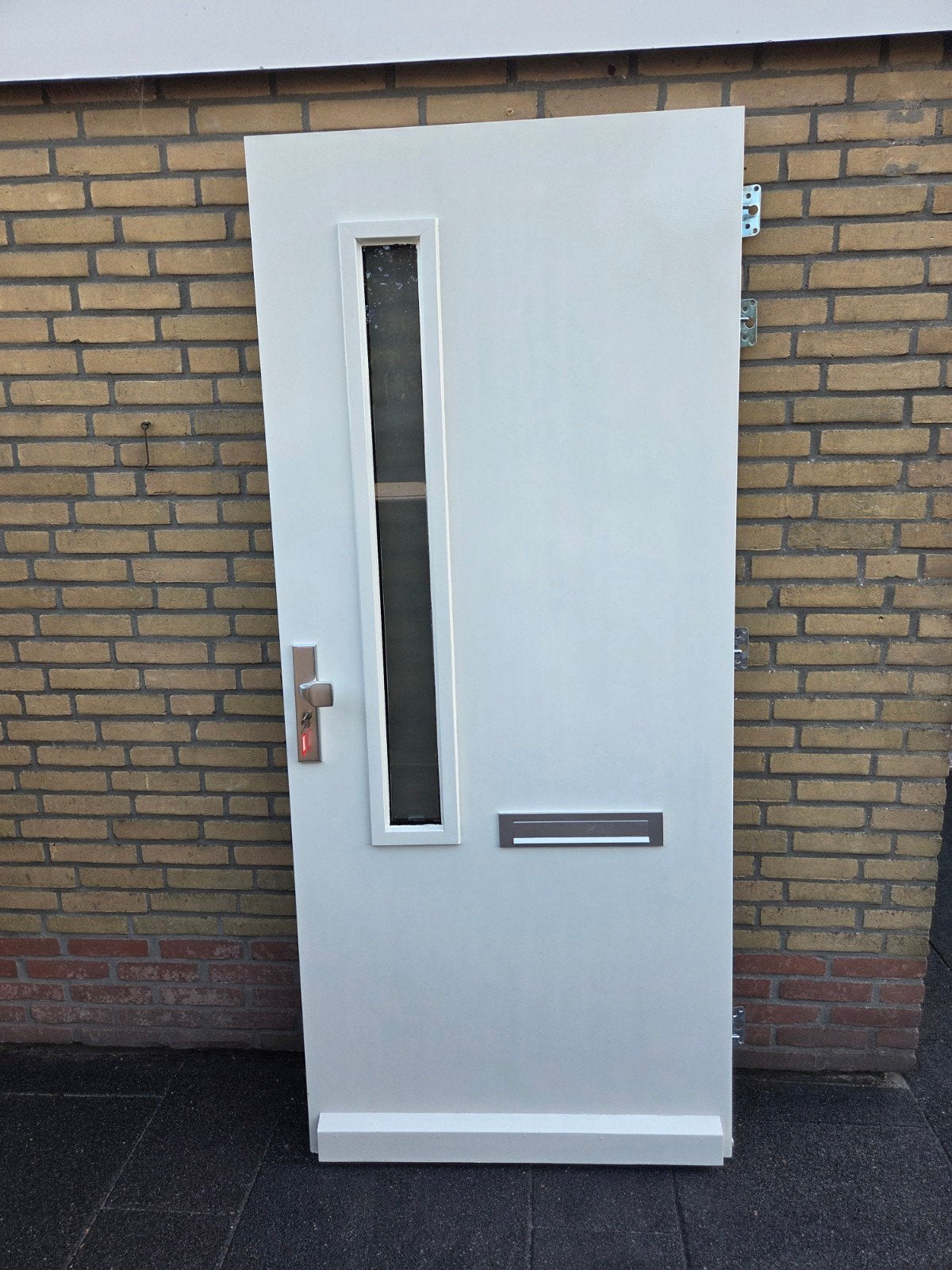 Voordeur buitendeur 210,5 X 92 cm., Ophalen, Gebruikt, 200 tot 215 cm, Glas