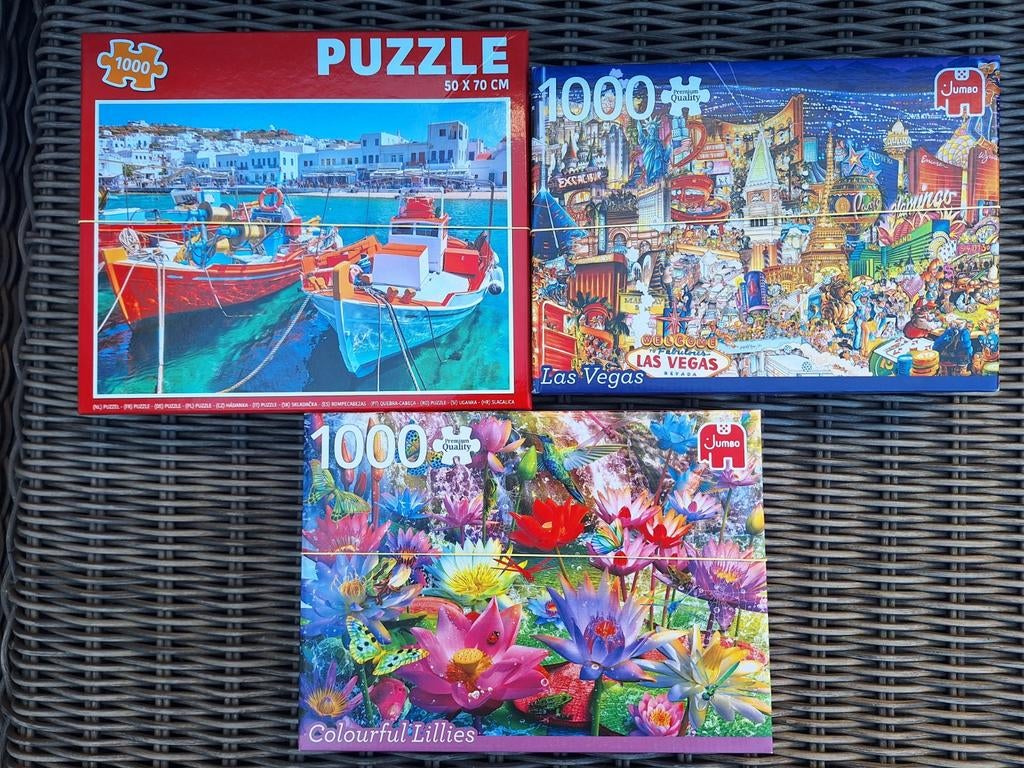 Puzzels 1000 stukjes, Ophalen, 500 t/m 1500 stukjes, Zo goed als nieuw