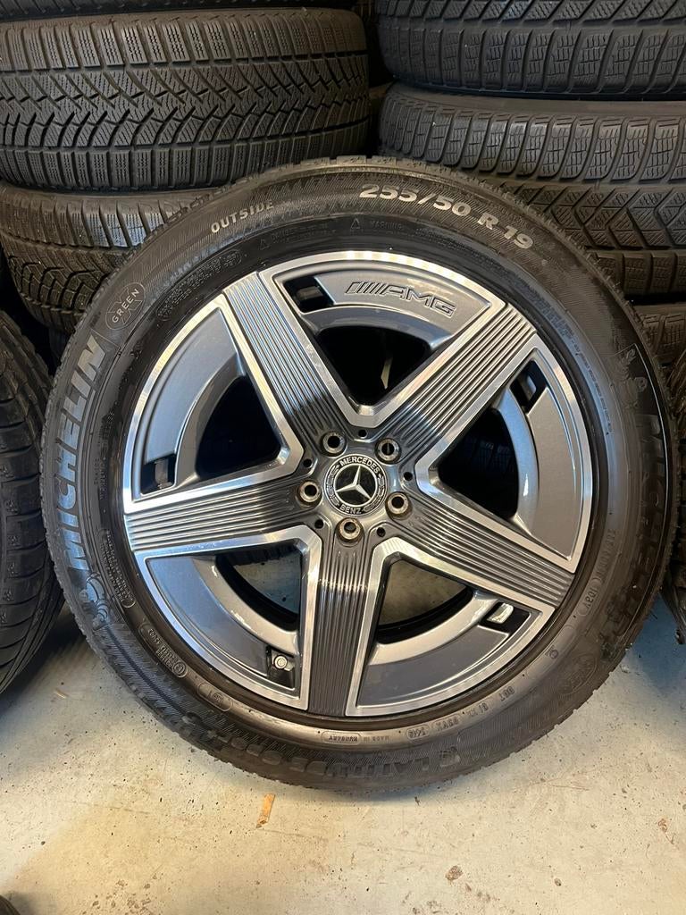19 Inch Originele Mercedes GLC Zomerset Michelin, Info@mercedes-benz.nl, Gebruikt, 3439LD, Banden en Velgen