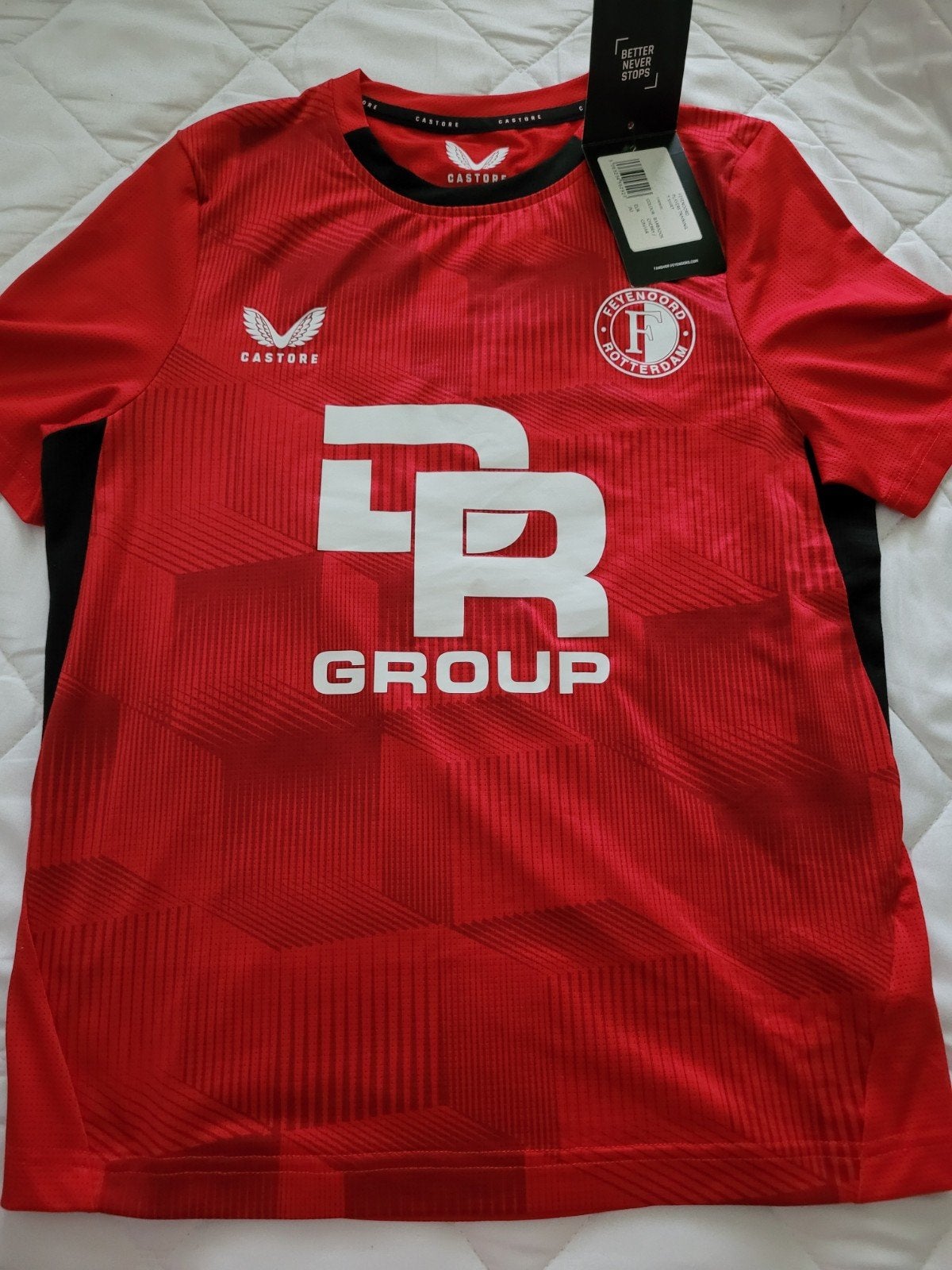 Feyenoord Players Training Shirt 2023/2024 Maat 146 Nieuw me, Castore, Nieuw, Ophalen of Verzenden, Shirt of Longsleeve
