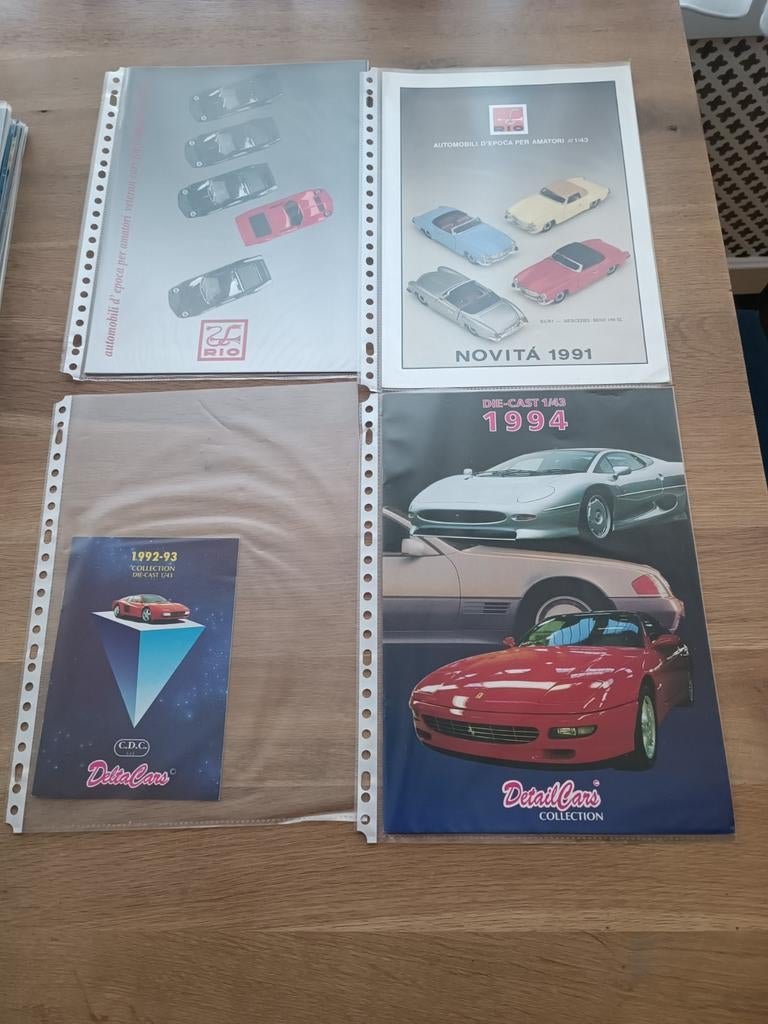 Rio & DetailCars catalogi - Die-cast modelauto's 1:43, Overige merken, Gebruikt, Auto, 1:32 tot 1:50
