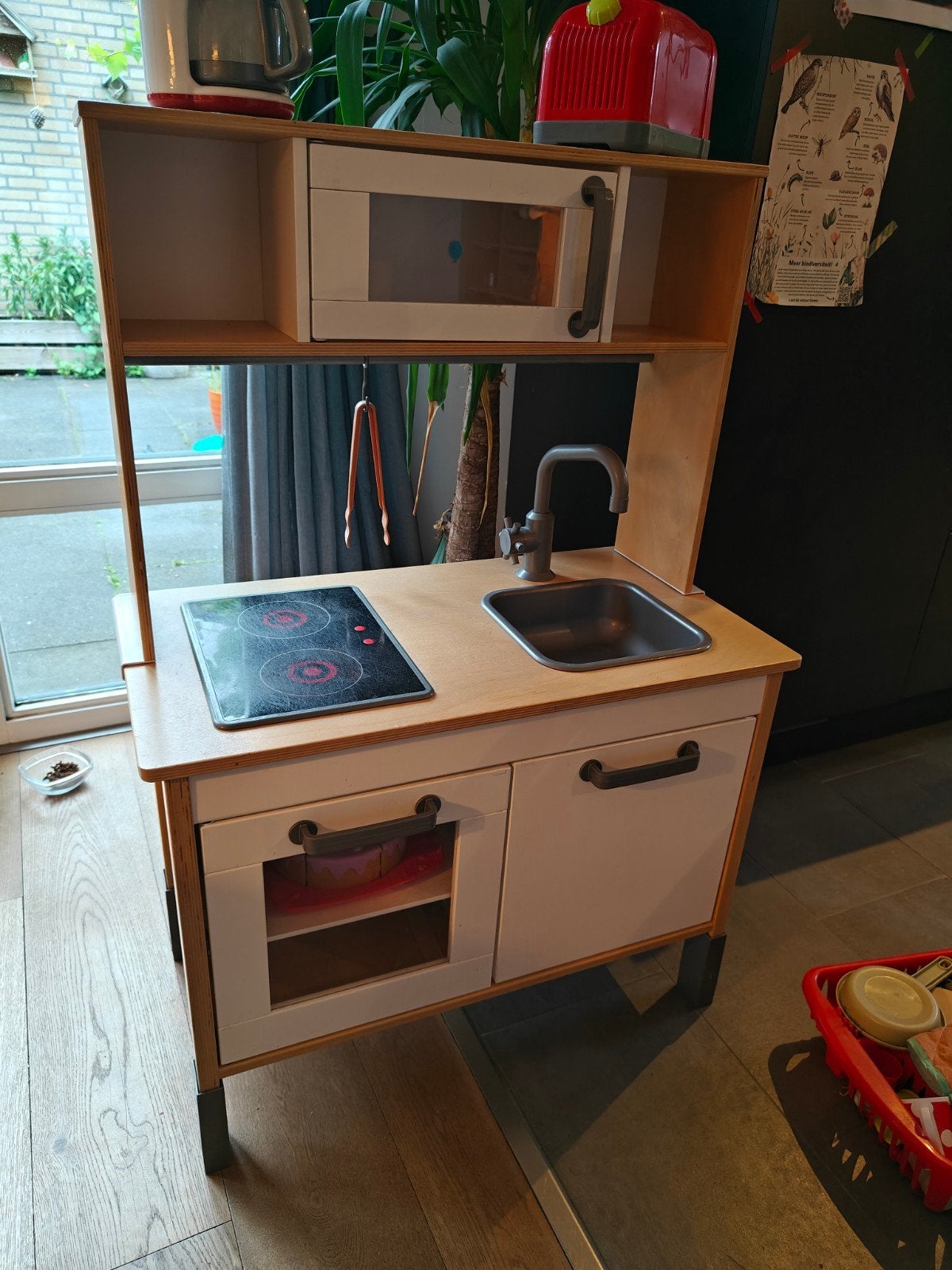Ikea speelkeuken met accessoires, Kinderen en Baby's, Ophalen, Gebruikt, Hout, Speelkeuken