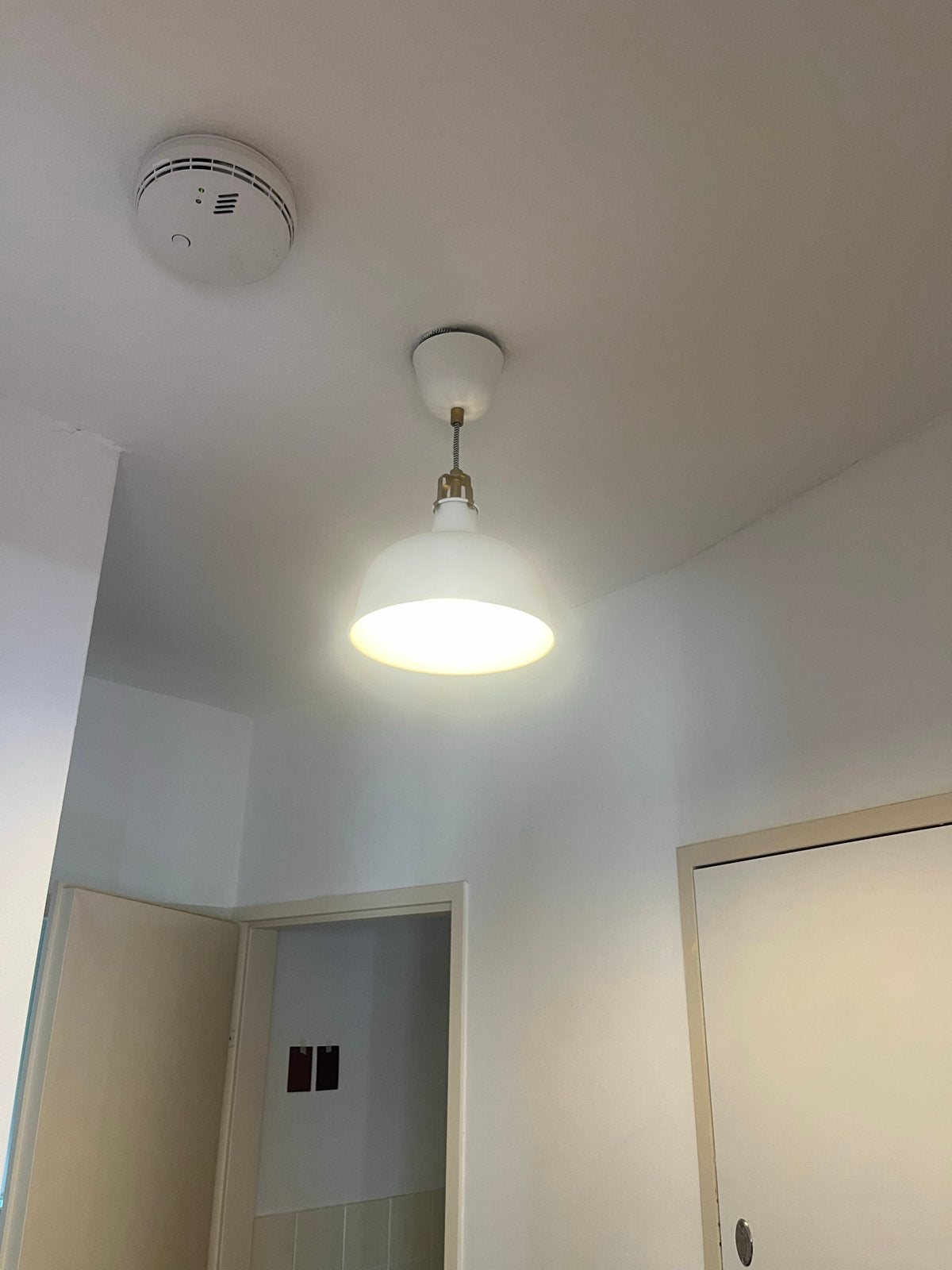 Ikea Ranarp lamp wit, Ophalen, Zo goed als nieuw, Metaal, E27 (groot)