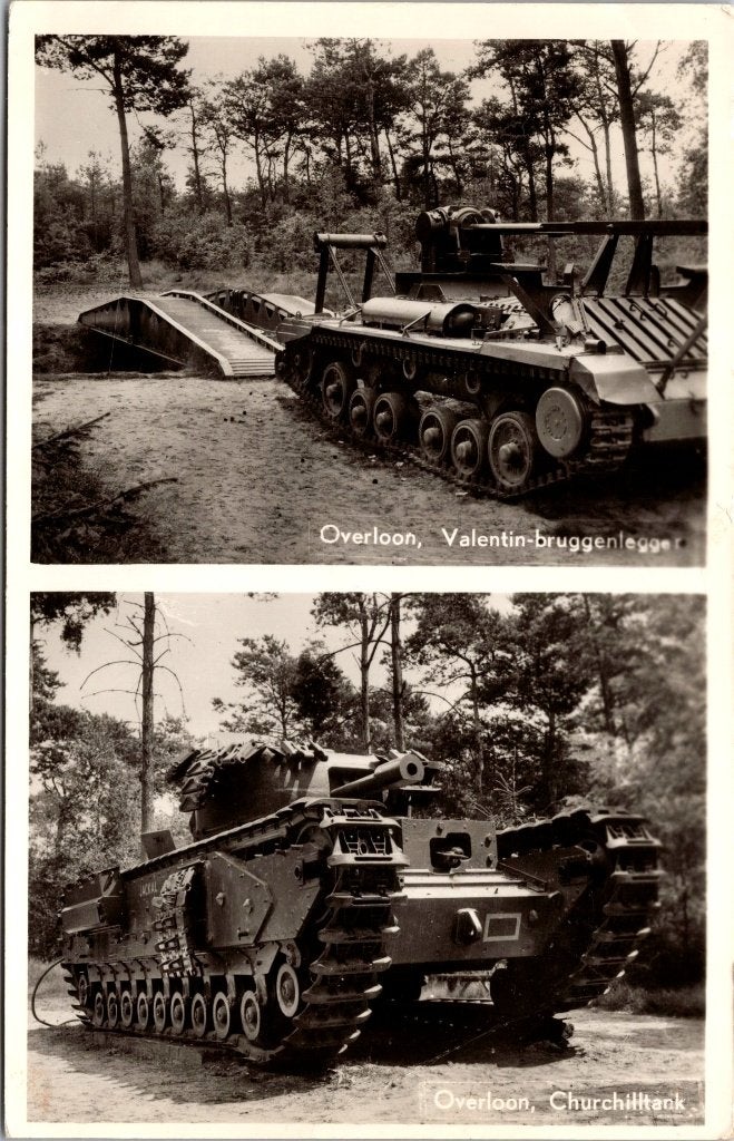 Overloon - 12 oude ansichtkaarten o.a. het Oorlogsmuseum, Verzenden, 1960 tot 1980, Gelopen, Noord-Brabant