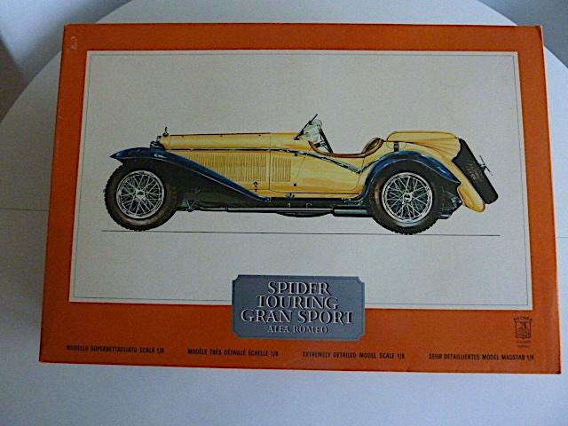 POCHER 1:8 ALFA ROMEO TOURING SPIDER K-73, Hobby en Vrije tijd, Modelauto's | 1:5 tot 1:12, Ophalen of Verzenden, Zo goed als nieuw