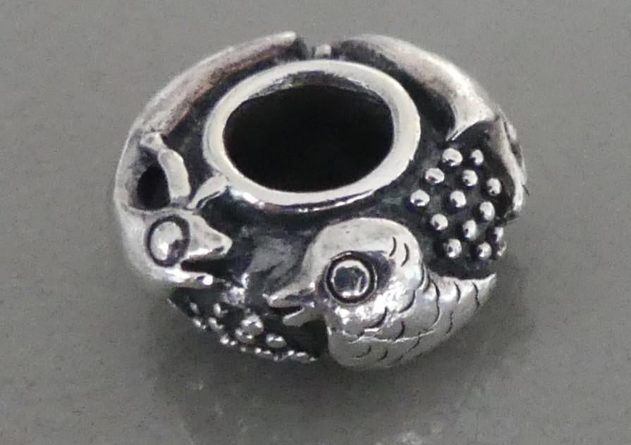 Trollbeads de PIG,CHICK and BADGER MUSEUM BEAD (CHINA 2009)), -, Verzenden, -, Zo goed als nieuw