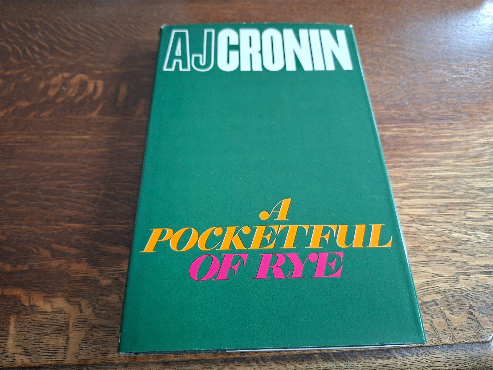 Boek AJ Cronin A Pocketful of Rye, Gelezen, AJ Cronin, Ophalen of Verzenden, Fictie