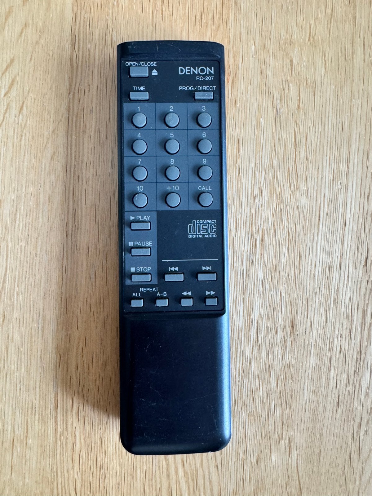 Denon RC-207 Afstandsbediening voor CD-speler, Ophalen of Verzenden, Gebruikt, Origineel, Mediaspeler
