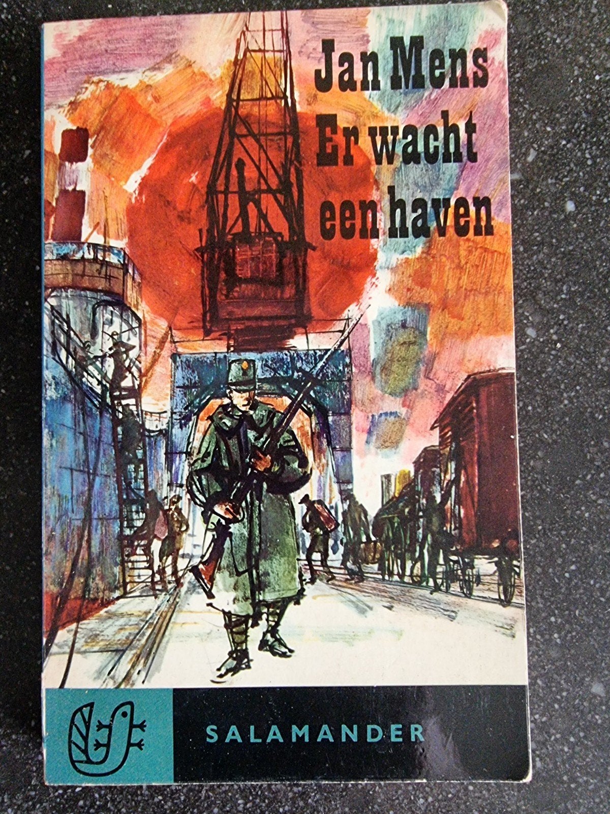 Jan Mens - Er wacht een haven (Salamander), Verzenden, Gelezen, Jan Mens