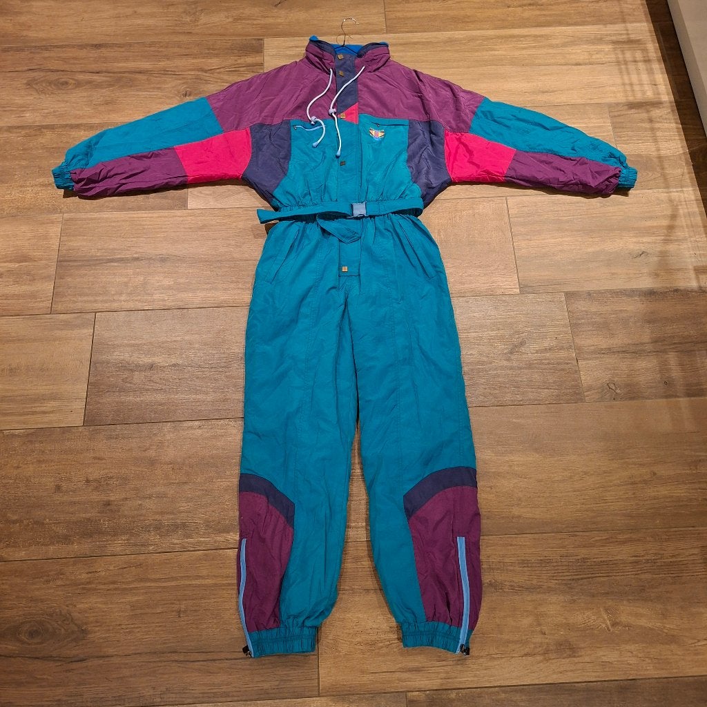 Vintage / retro 90s fout skipak maat L / 52 merk O2, Kleding | Heren, Maat 52/54 (L), Ophalen of Verzenden, O2, Gedragen