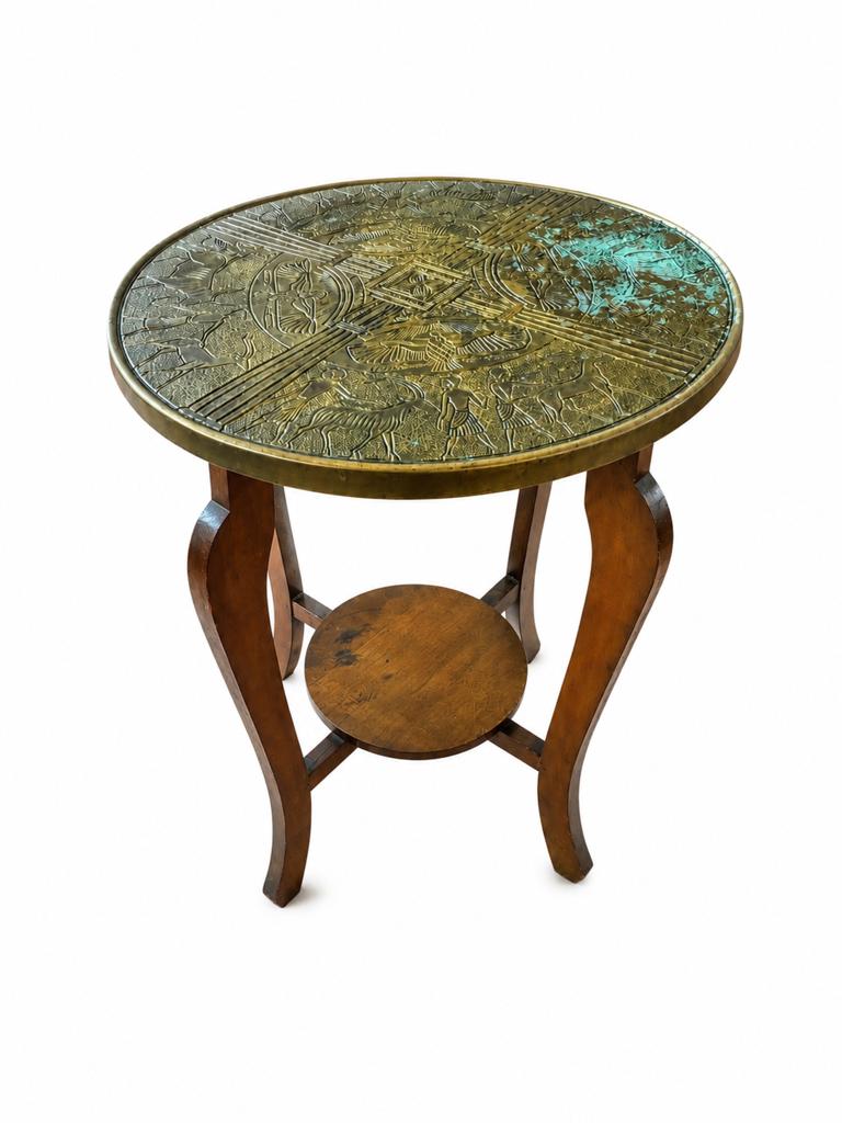 Vintage Art Deco Bijzettafel / Rokertafeltje - Amsterdamse S, Ophalen