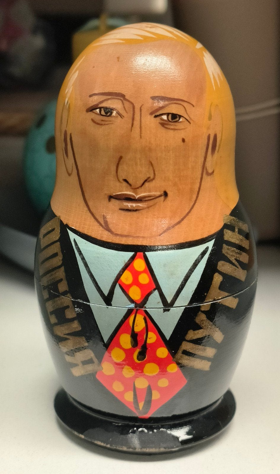 U.S.S.R Matroesjka Poppetjes Vintage Russisch presidenten 5, Antiek en Kunst, Ophalen