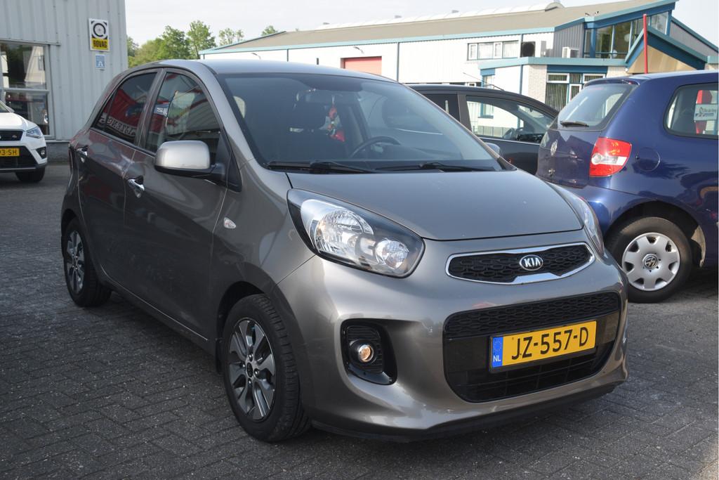 Kia Picanto 1.0 CVVT ComfortPlusLine Navigator Clima | Cruis, Voorwielaandrijving, Stof, Gebruikt, 4 stoelen