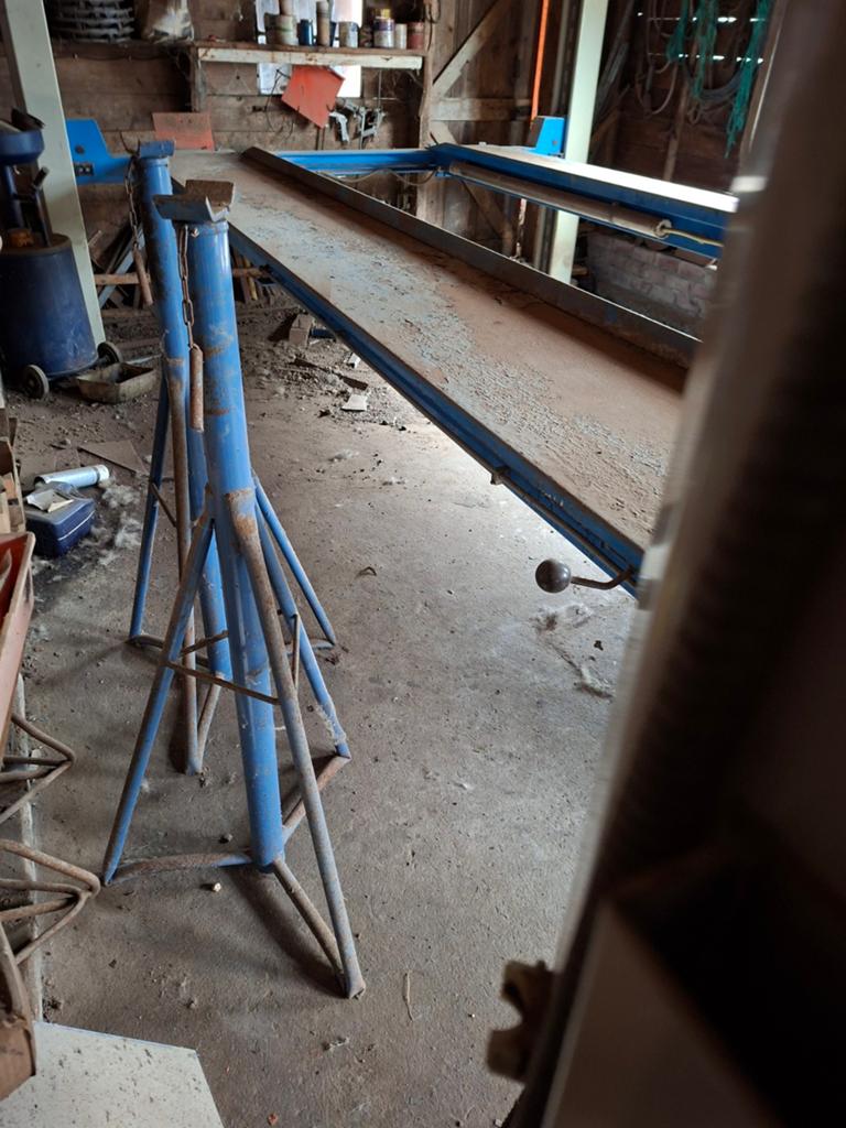 Te koop autohefbrug 4,50x250cm 3500kg, Auto diversen, Overige Auto diversen, Ophalen of Verzenden