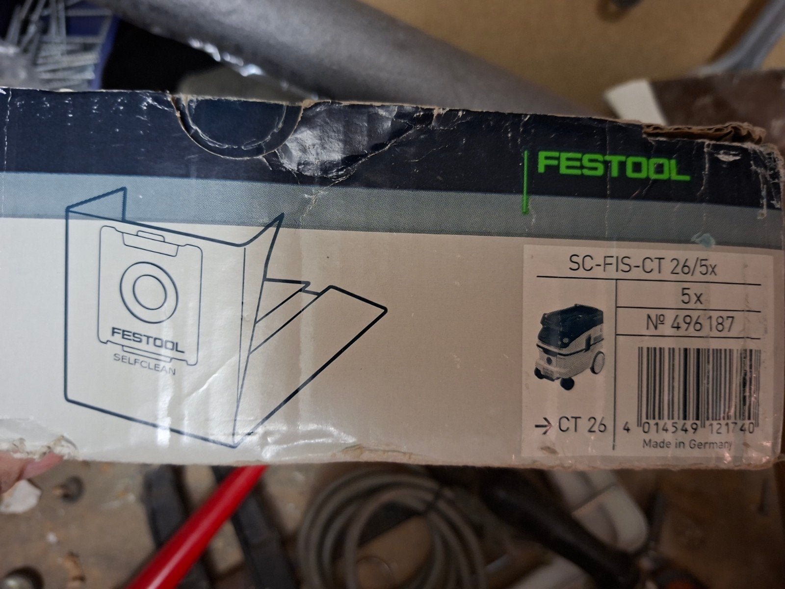 Festool SC-FIS-CT 26/5x stofzakken voor CT 26 stofzuiger, Stofzak, Overige merken, Nieuw, Ophalen of Verzenden