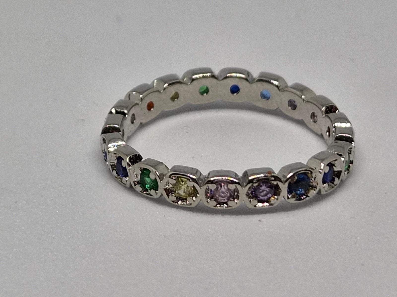 925 zilver rind zirkonia maat 18 NIEUW 2 gram, 18 tot 19, Nieuw, Ophalen of Verzenden, Dame