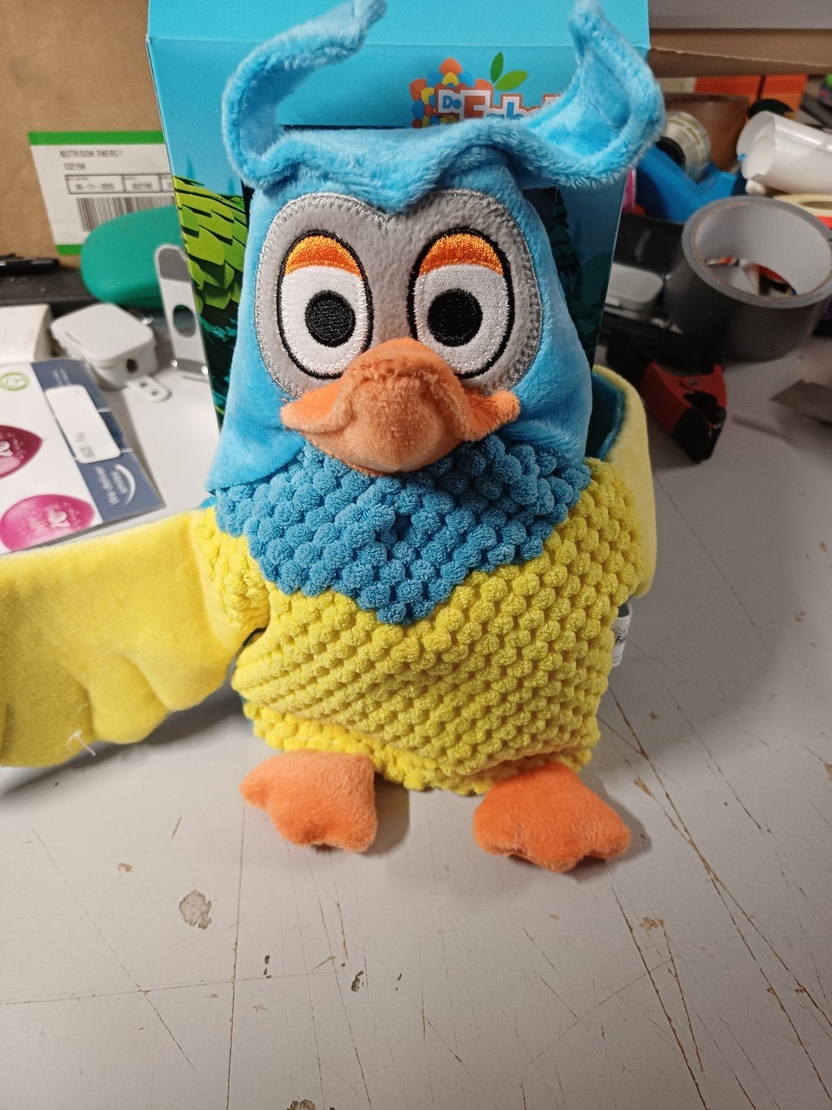 De Fabeltjeskrant Meneer de Uil knuffel - 12 stuks, Met doos, Overige merken, Overige karakters, Overige typen