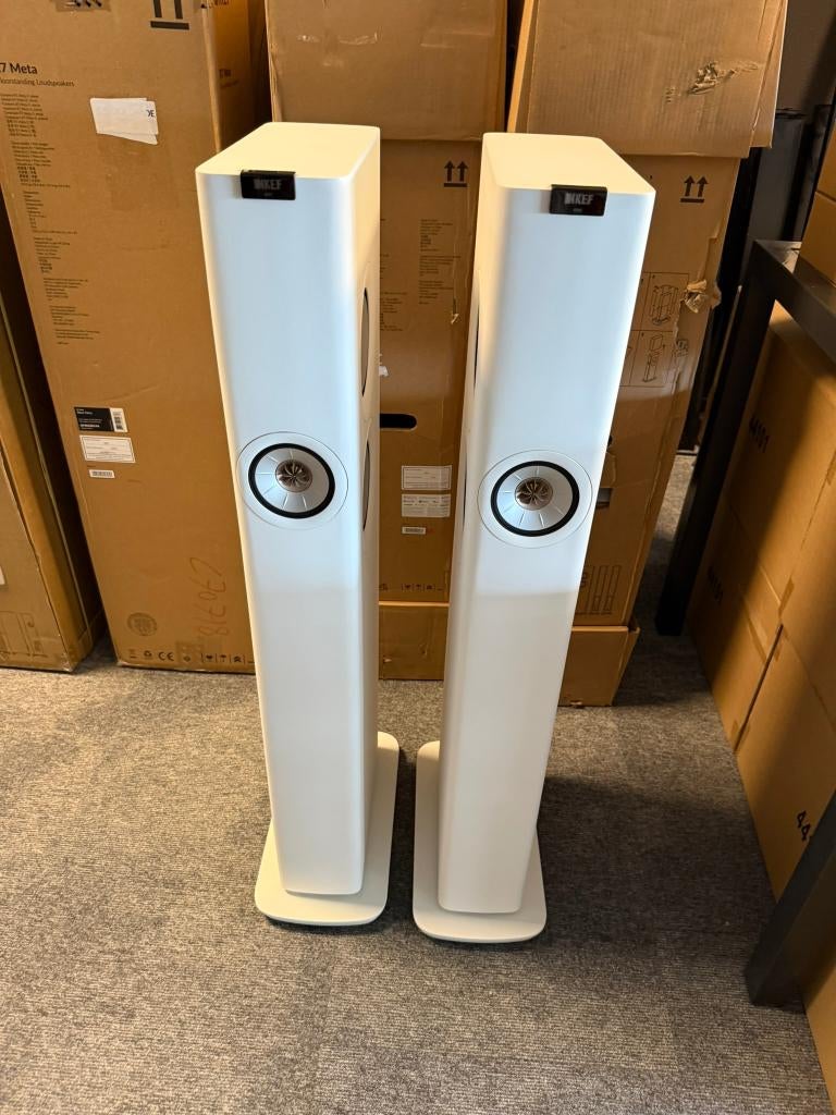 KEF LS60 Wit - Nieuwstaat - Verpakking gedeukt - NU €4899, Audio, Tv en Foto, Luidsprekers, Overige merken, Ophalen of Verzenden