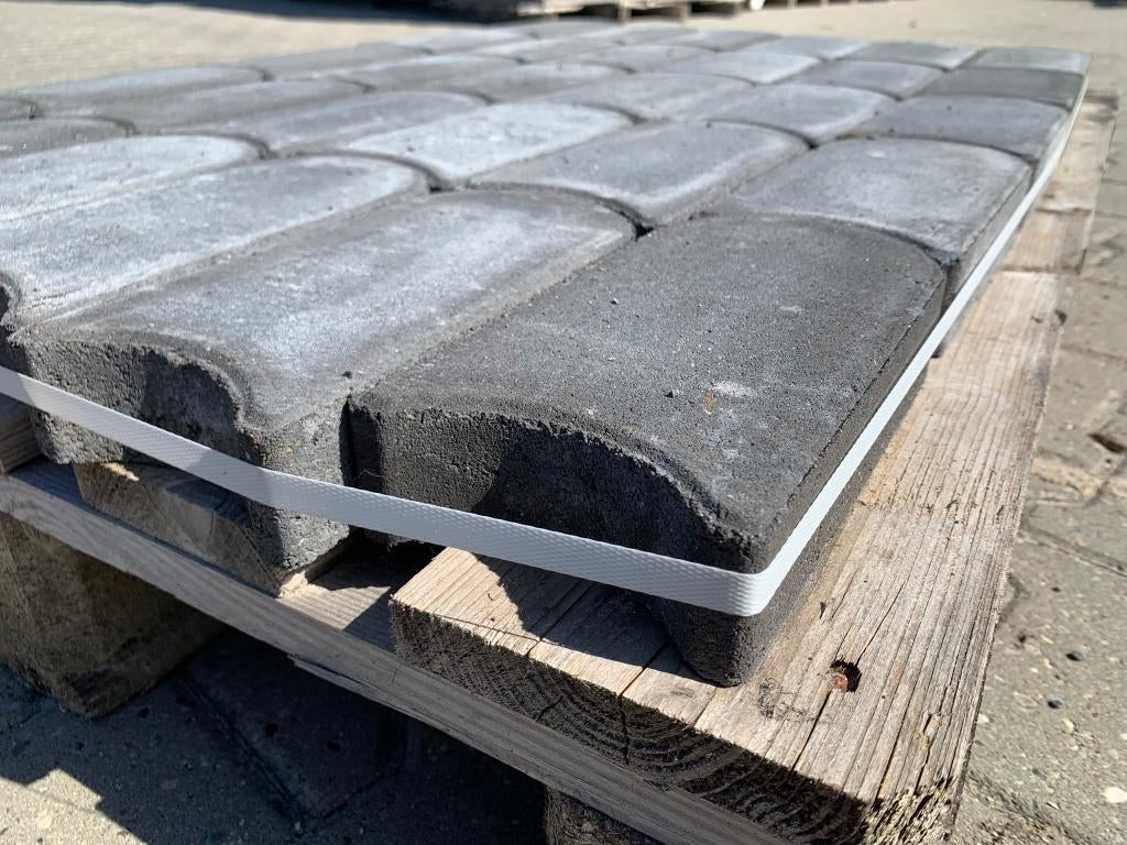 Graskantsteen 22x12x4,5 cm Antraciet (Restpartij) - J&W 41, Ophalen, Nieuw, Minder dan 5 m², Nvt