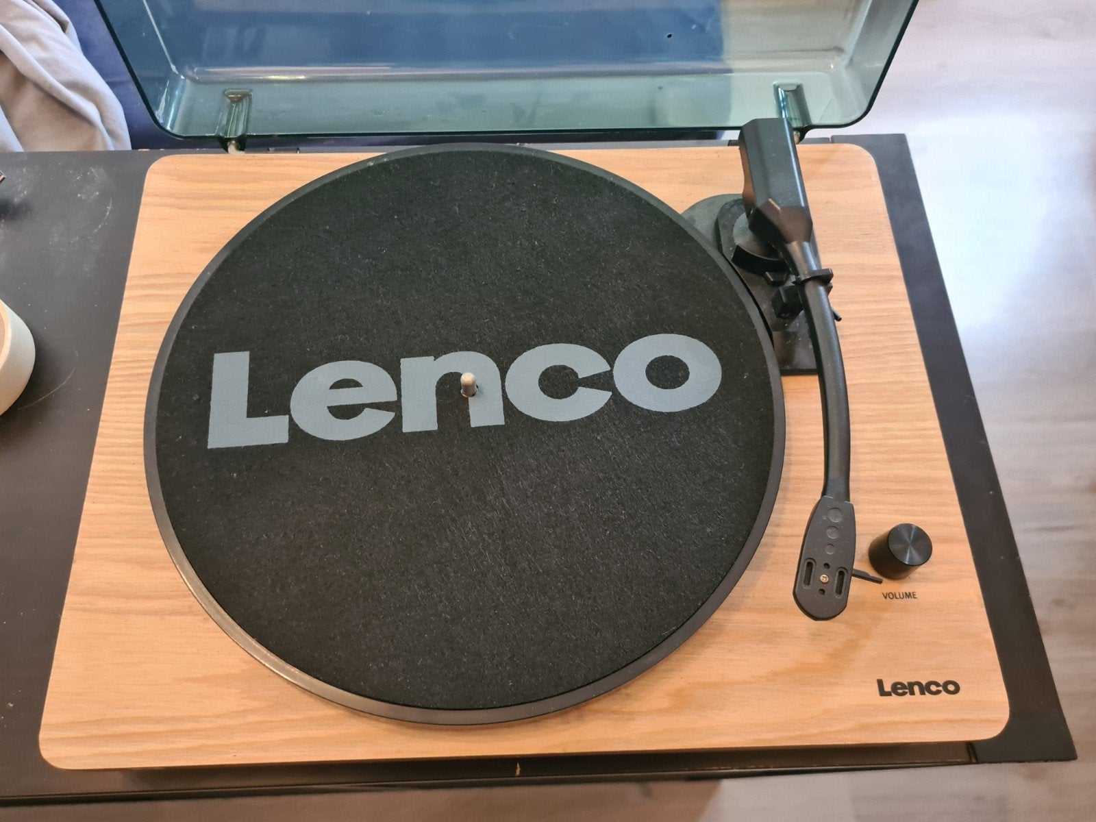 Lenco platenspeler houtuitvoering, Overige merken, Gebruikt, Ophalen of Verzenden, USB-aansluiting