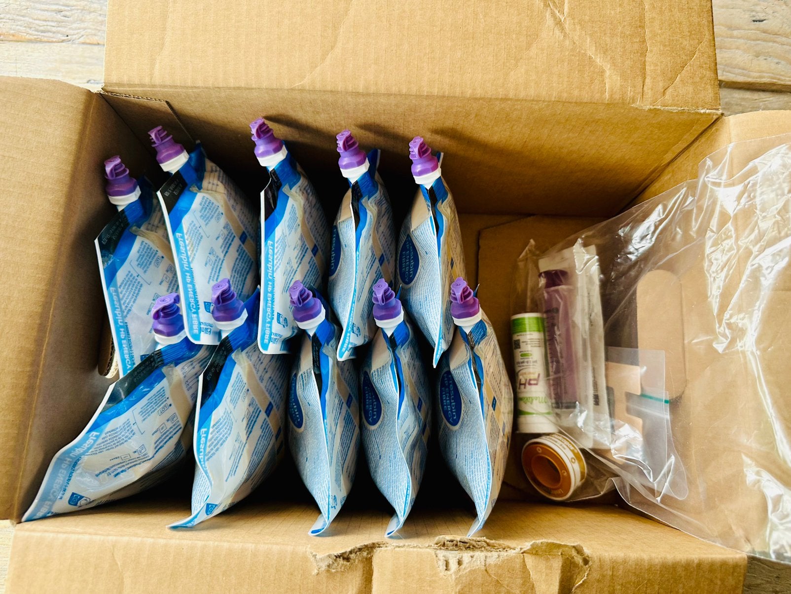 Fresubin HP Energy Fibre 10 stuks compleet pakket, Ophalen of Verzenden