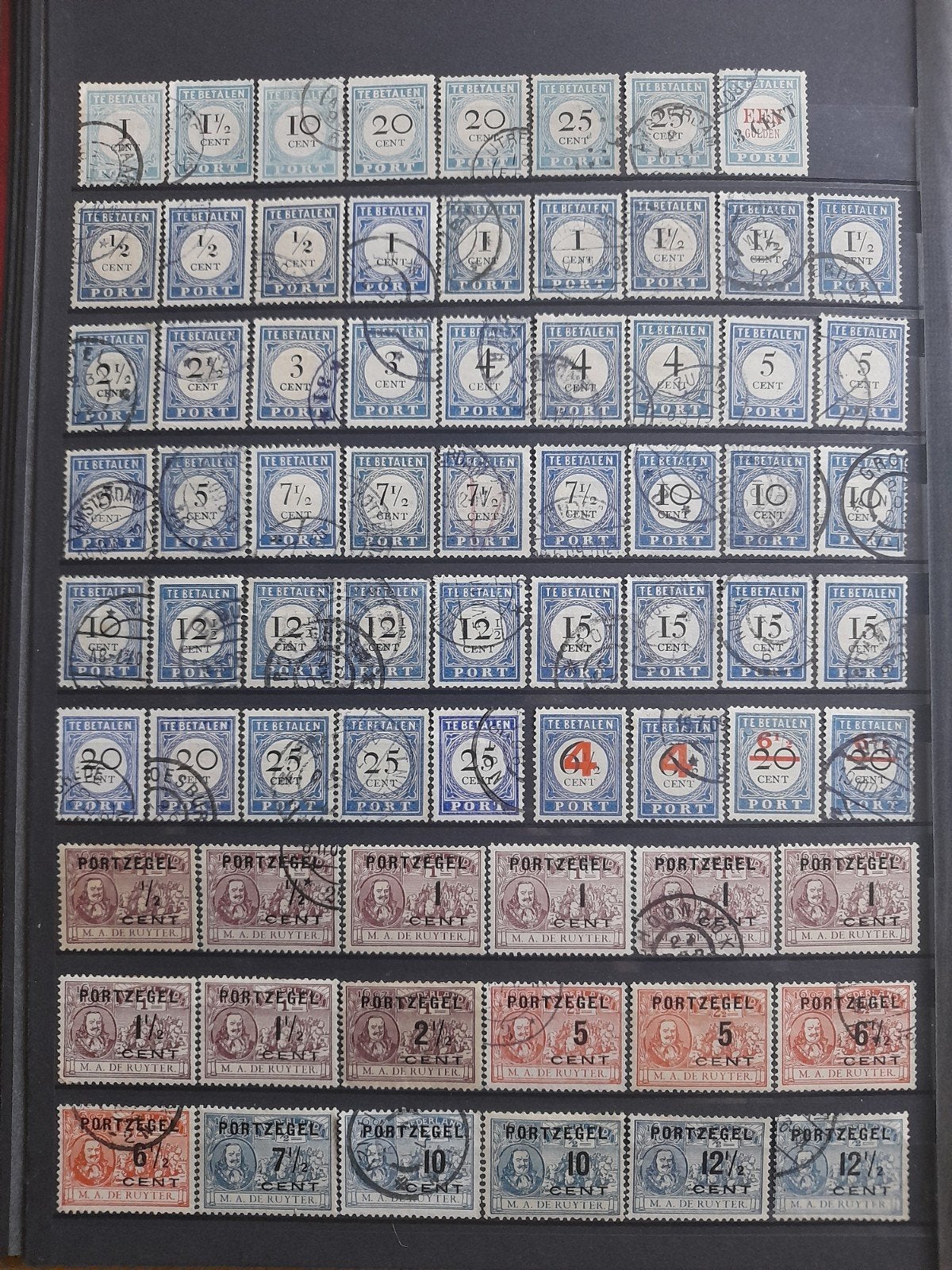 portzegels nederland,  periode 1881-1938, Ophalen of Verzenden