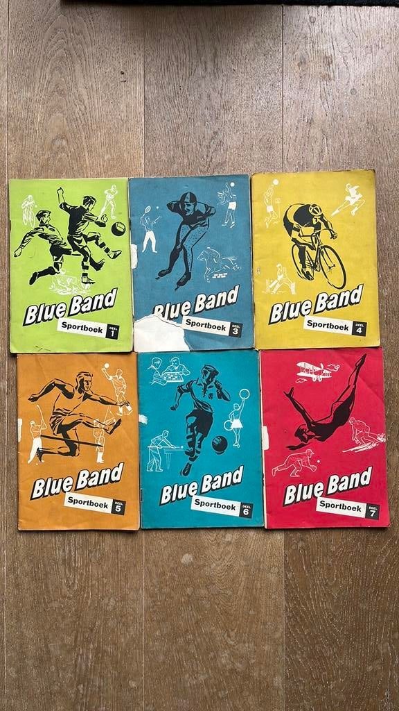 Blue Band sportboekjes (vintage), Ophalen of Verzenden, Gelezen
