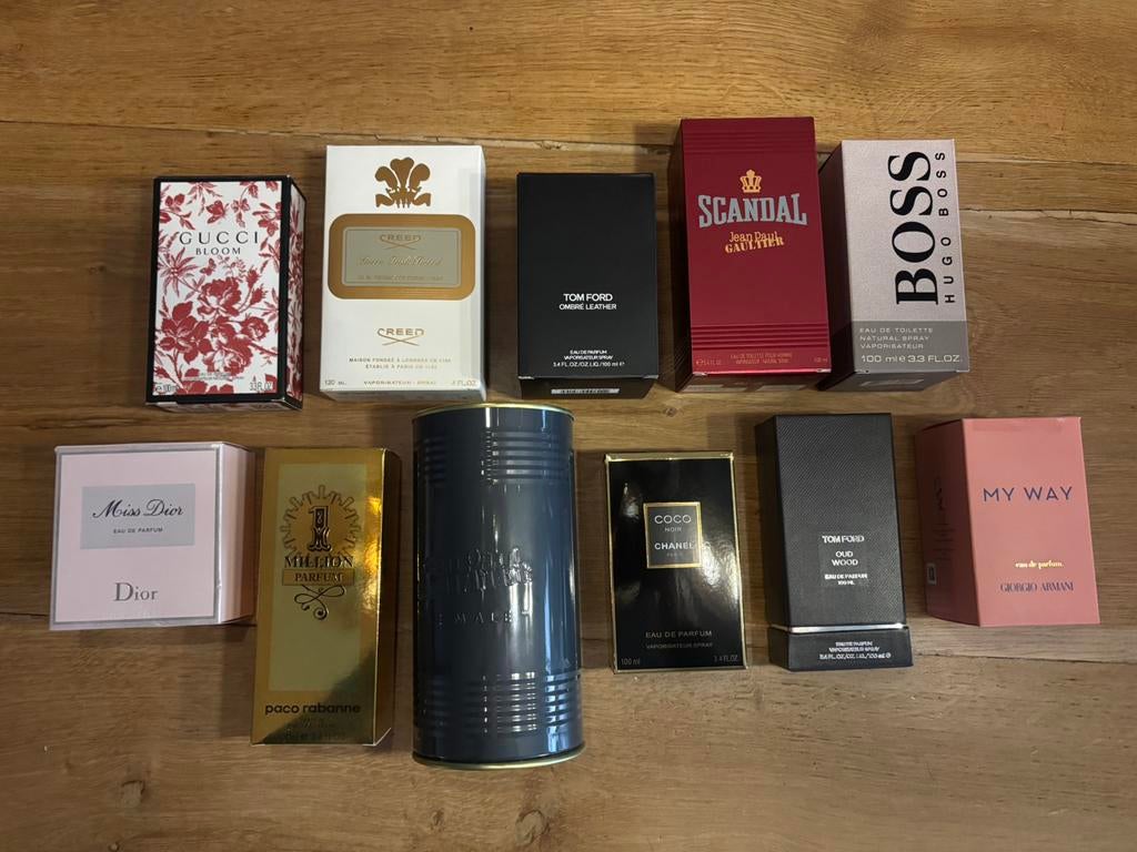 Parfum partij, Verzenden, Zo goed als nieuw