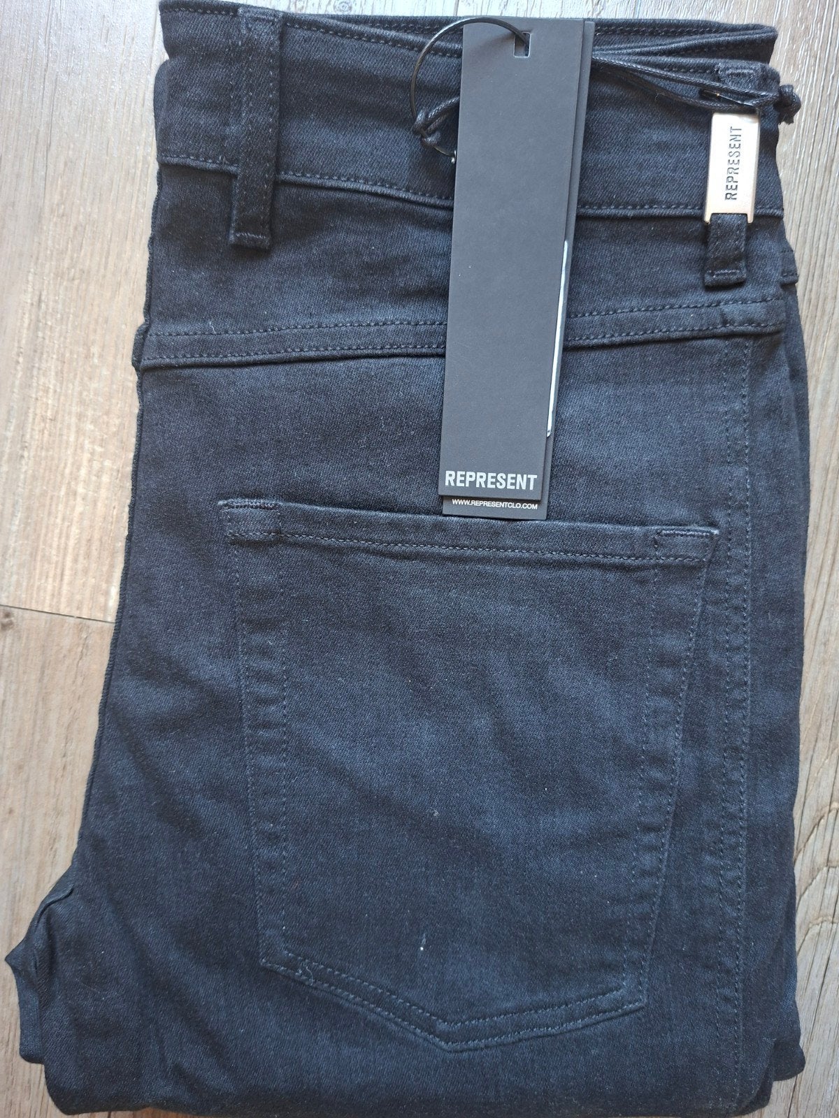 REPRESENT slimfit jeans W32 L30, REPRESENT, Zwart, Nieuw, W32 (confectie 46) of kleiner