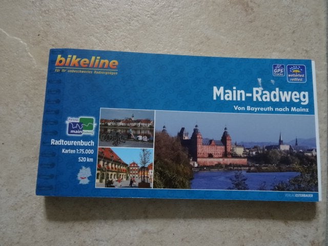Bikeline Main Radweg, Overige merken, Fiets- of Wandelgids, Europa, Ophalen of Verzenden