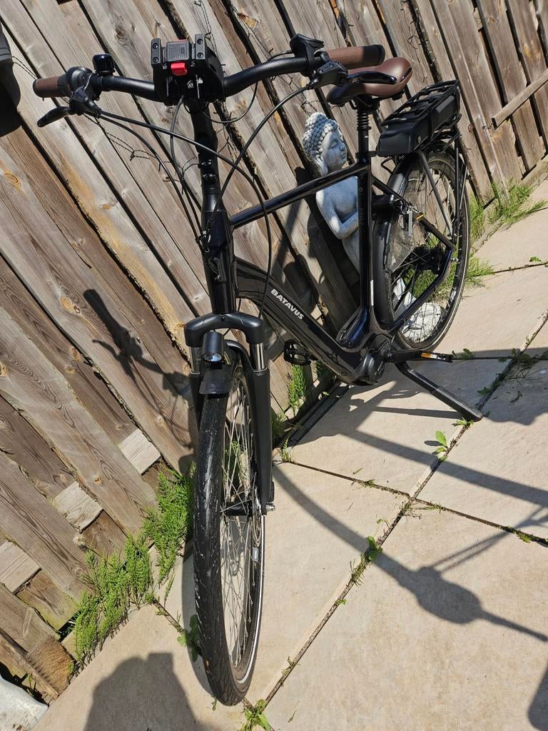 Mik/klickfix Fiets/electrische batavus finezegoex heren48, Fietsen en Brommers, Elektrische fietsen, Ophalen, Batavus, Zo goed als nieuw