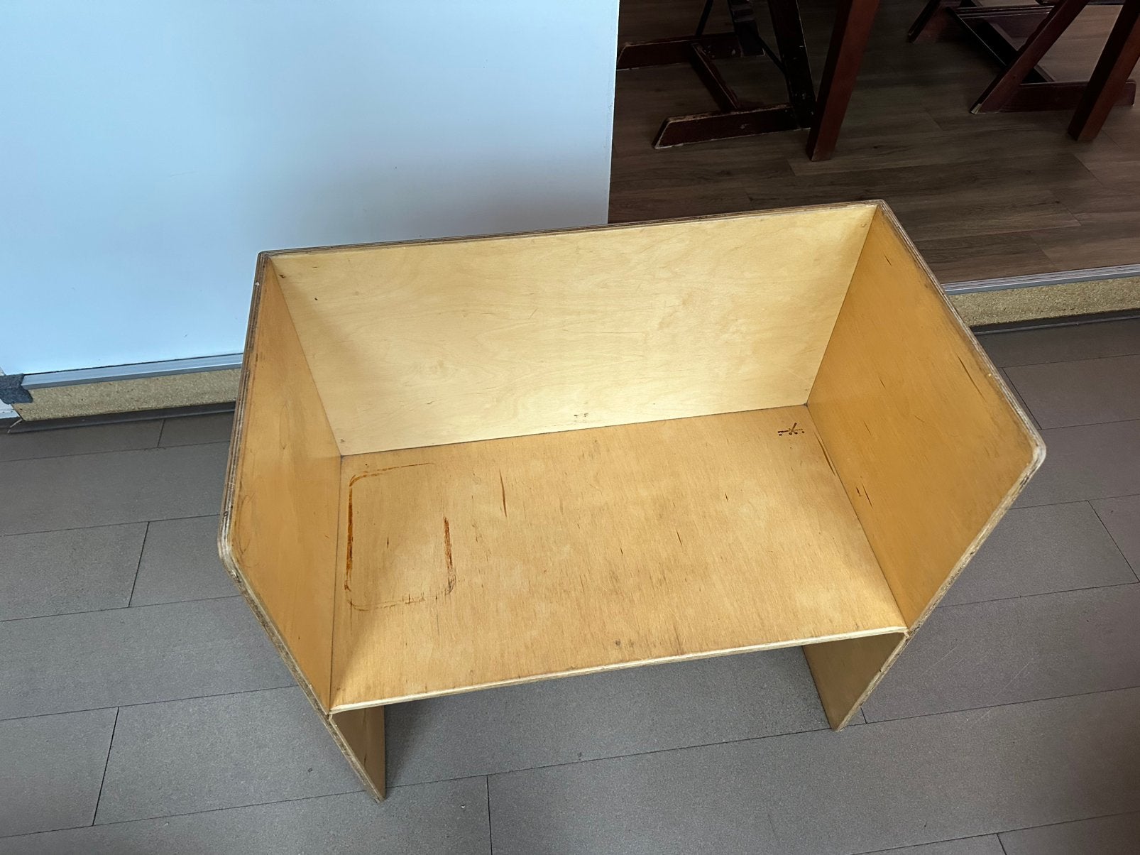Van Dijk bankje hout, Ophalen, Gebruikt, Tafel(s) en Stoel(en)