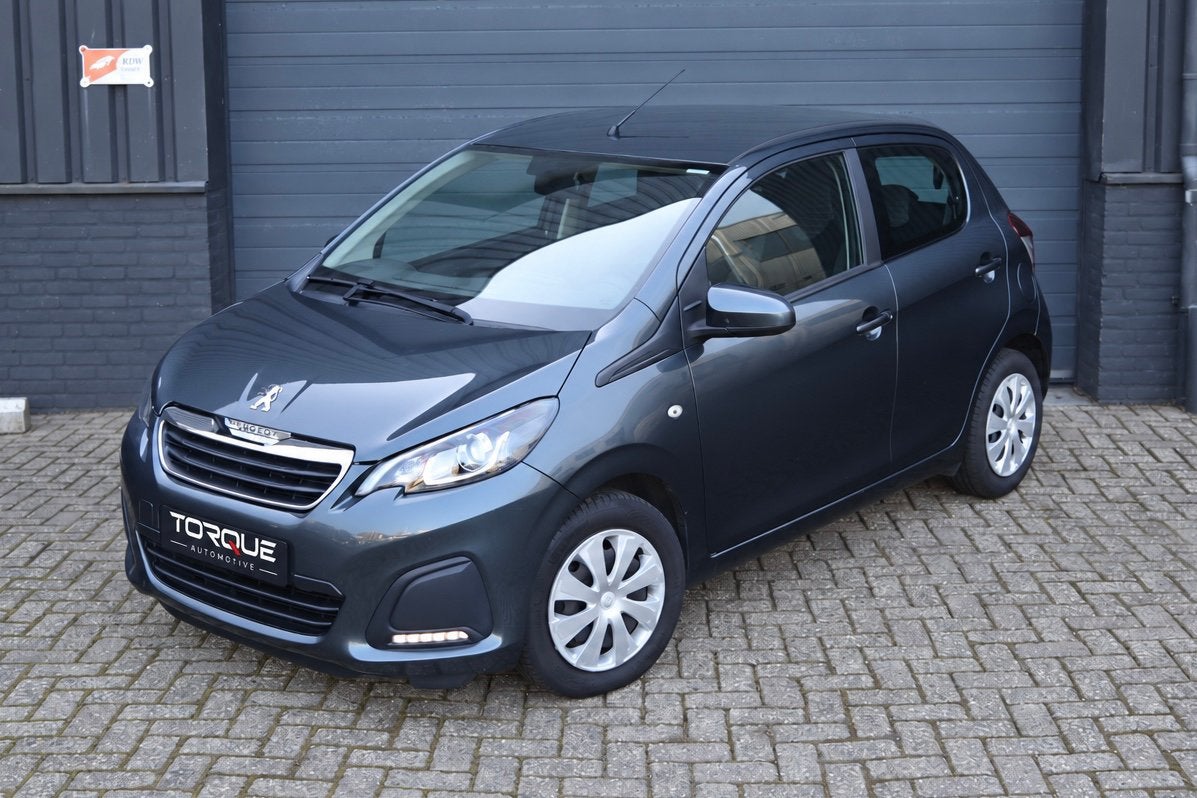 Peugeot 108 1.0 72pk 5-drs | 2021 | Airco | LED | Bluetooth, Auto's, Stof, Zwart, 4 stoelen, Origineel Nederlands