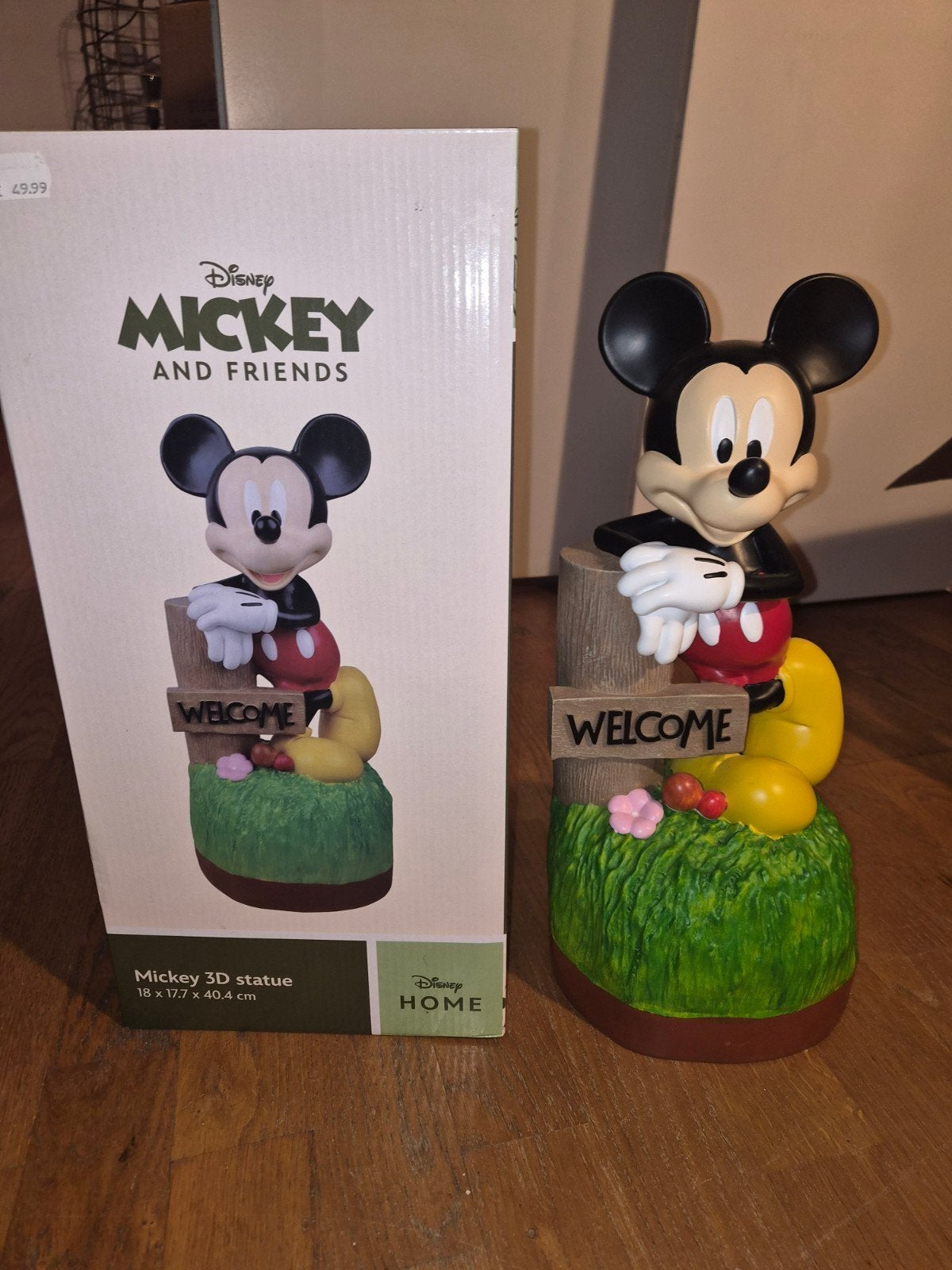 Mickey Mouse tuinbeeld / welkomstbeeld - Nieuw in doos, Ophalen of Verzenden
