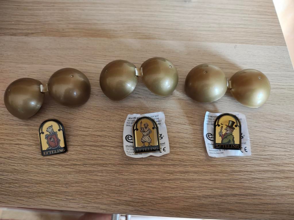 3x Efteling Smidje serie 8 & 9, Verzamelen, Efteling, Ophalen of Verzenden, Nieuw, Button of Speldje
