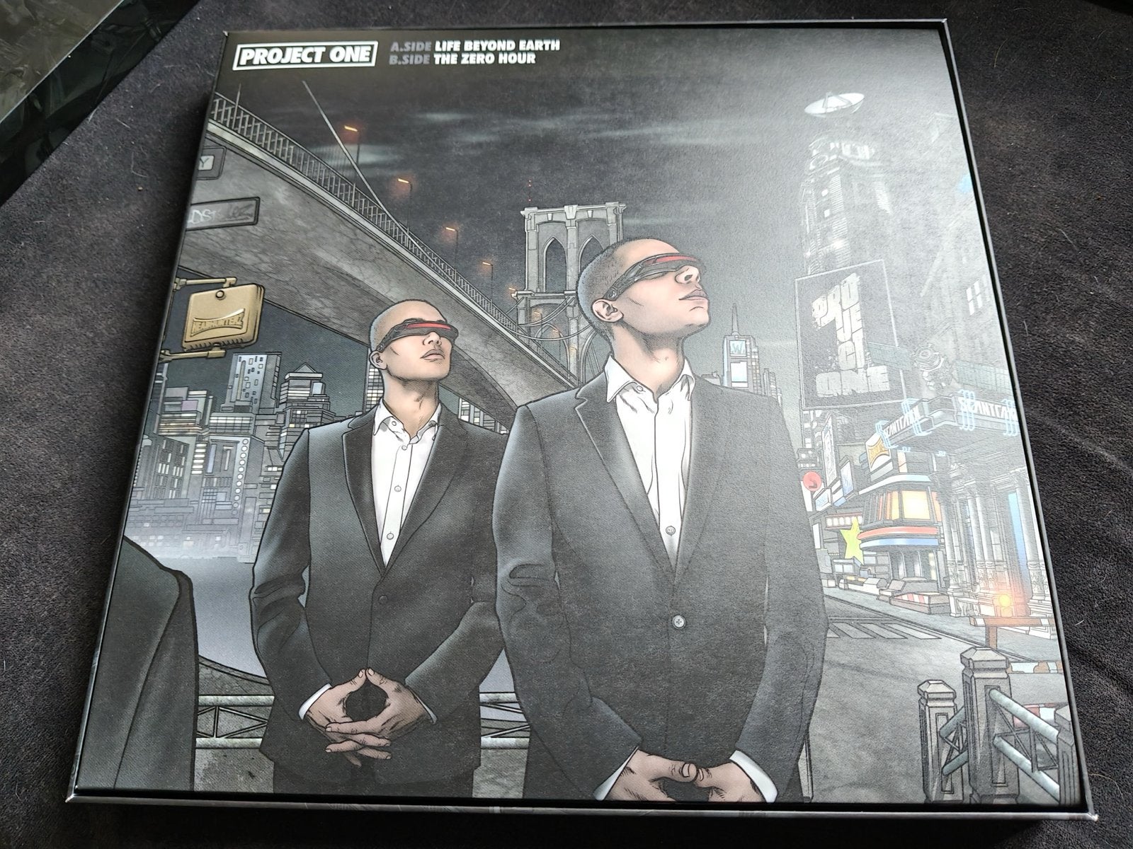 Project One, Headhunterz & Wildstylez vinyl box, Cd's en Dvd's, Ophalen of Verzenden, Zo goed als nieuw, 12 inch, LP