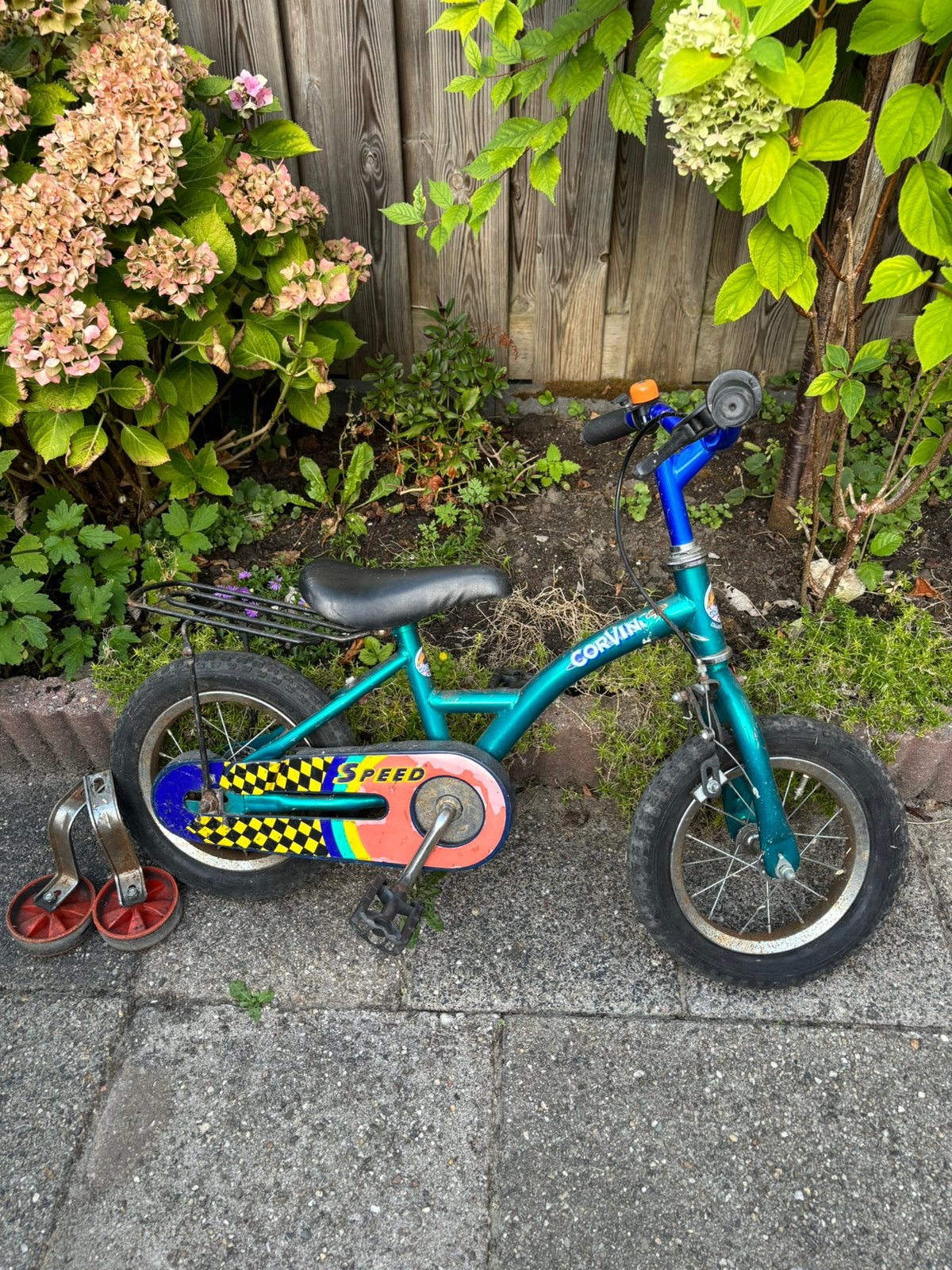 Kinderfiets voor opknappen, Fietsen en Brommers, Fietsen | Kinderfietsjes, Ophalen, Terugtraprem, Zijwieltjes, Gebruikt
