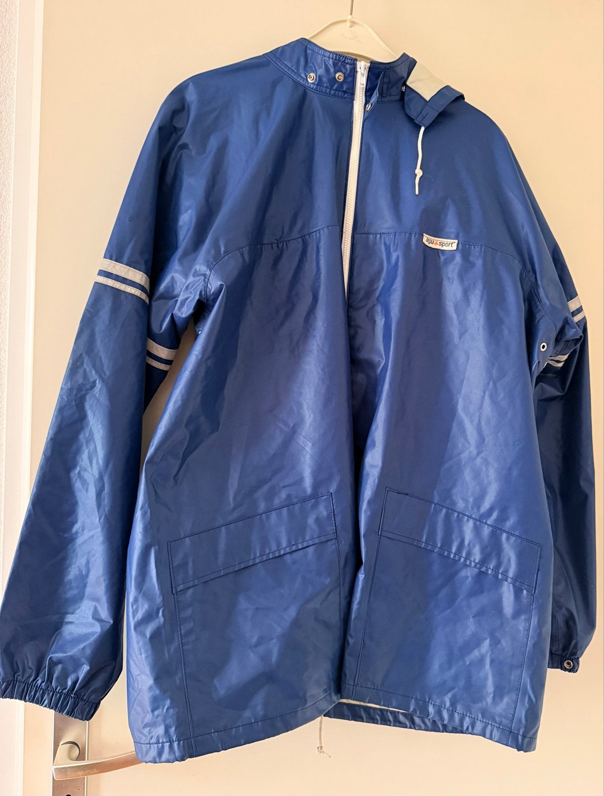 AGU Sport Regenpak - Blauw - Maat M/XL, Verzenden, Gebruikt, Regenpak, Dames