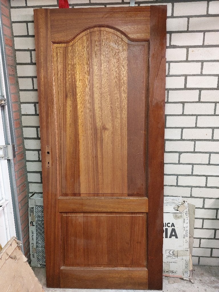 hardhouten binnendeur, 80 tot 100 cm, Binnendeur, Ophalen of Verzenden, Zo goed als nieuw