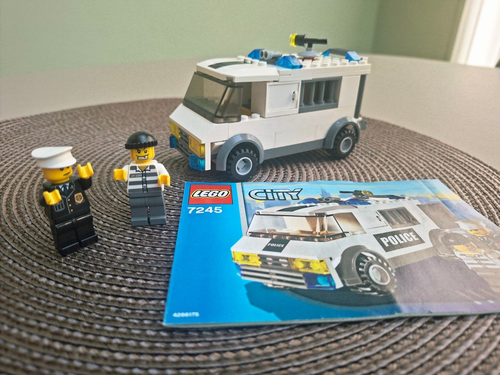 Lego City 7245 Mobiele Politie Eenheid - Complete set, Lego, Ophalen of Verzenden, Inclusief instructies, Complete set