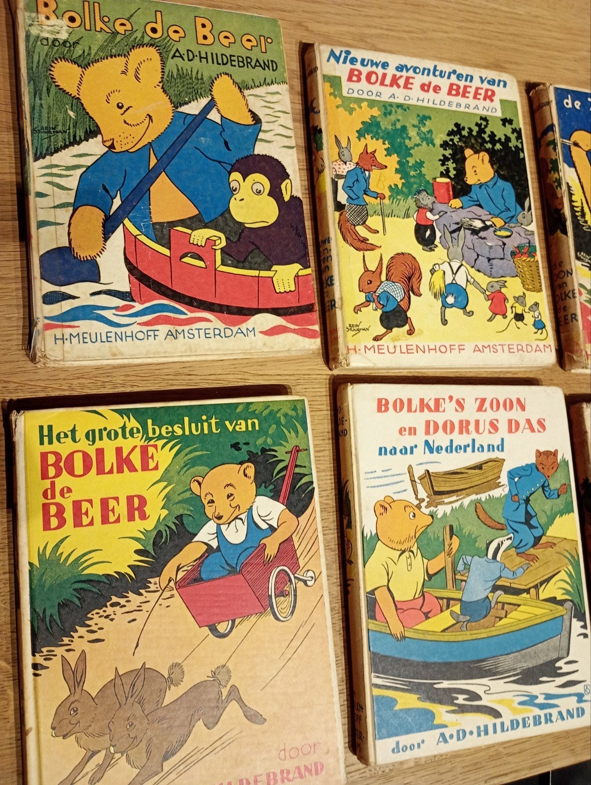 Zeven boeken over Bolke de Beer, Boeken, Ophalen of Verzenden, Gelezen