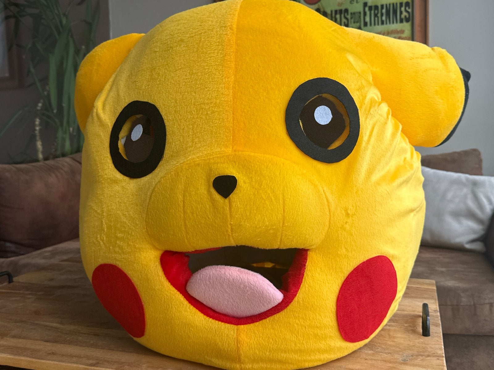 Groot Halloween Pikachu Pokémon Kostuum met Ventilator, Ophalen, Gebruikt, Pak of Jurk
