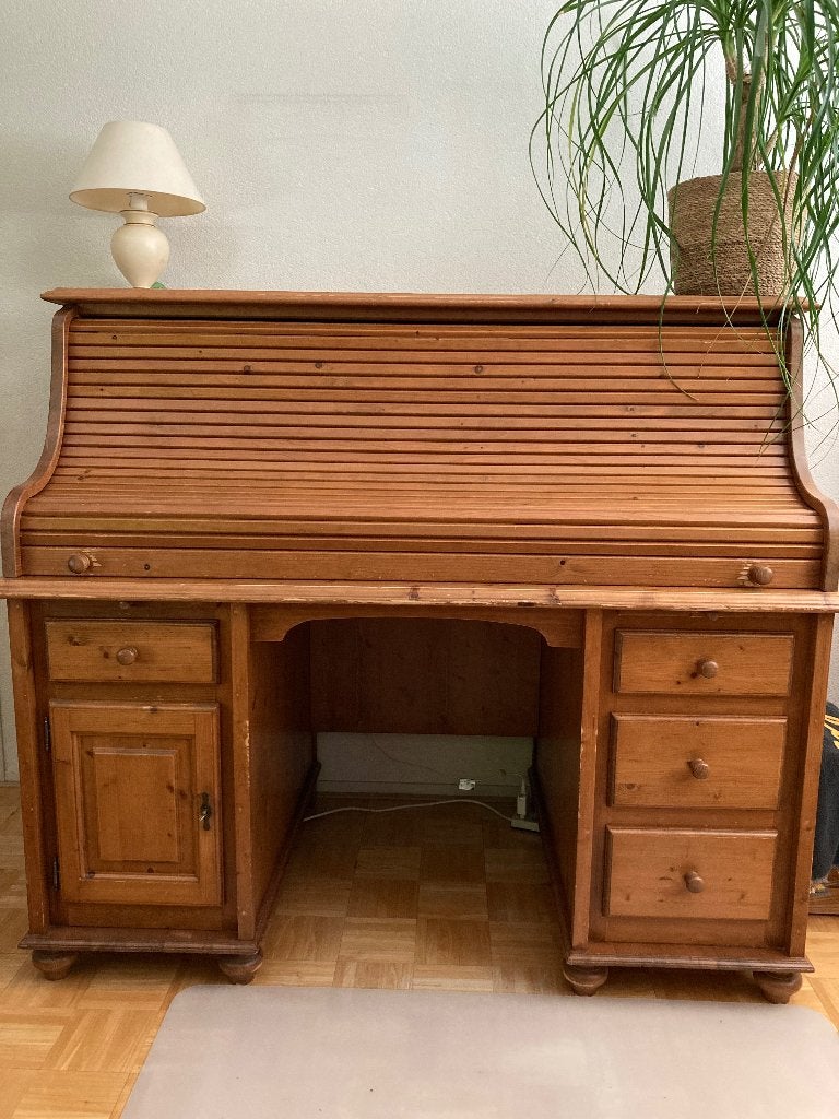 bureau, Huis en Inrichting, Ophalen, Overige typen, Gebruikt, 150 cm