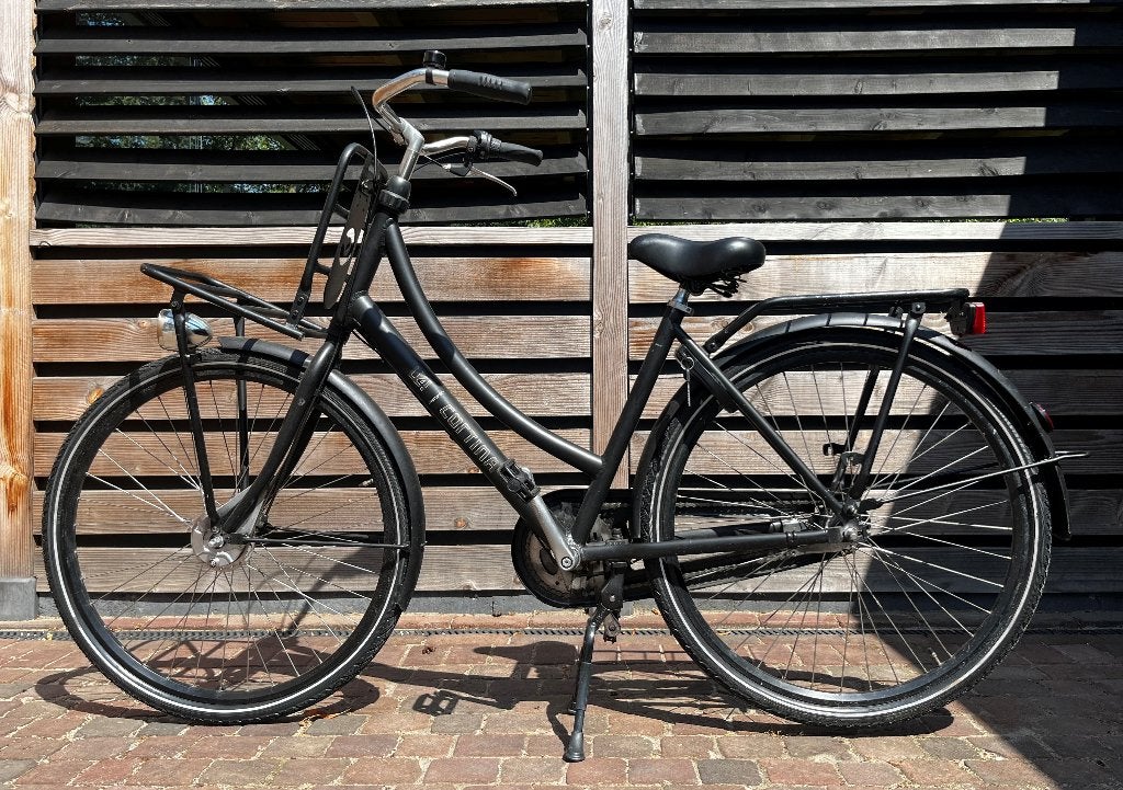 Cortina U4 3v 28inch 50cm zwart, Gebruikt, Versnellingen, 50 tot 53 cm, Ophalen