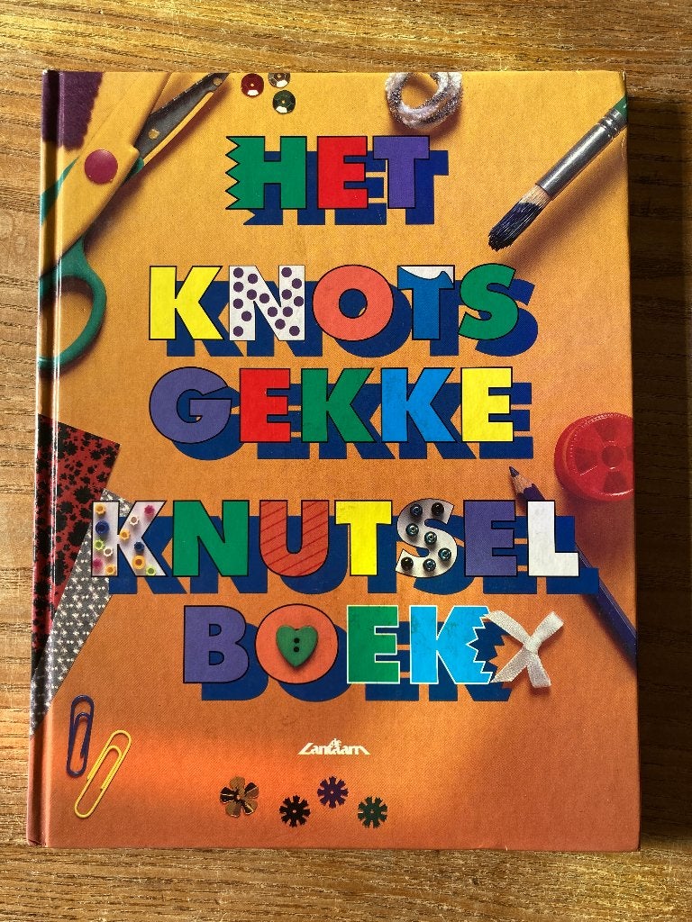 Het knotsgekke knutselboek - vintage 1995, Ophalen of Verzenden, Gelezen, Overige onderwerpen, Geschikt voor kinderen