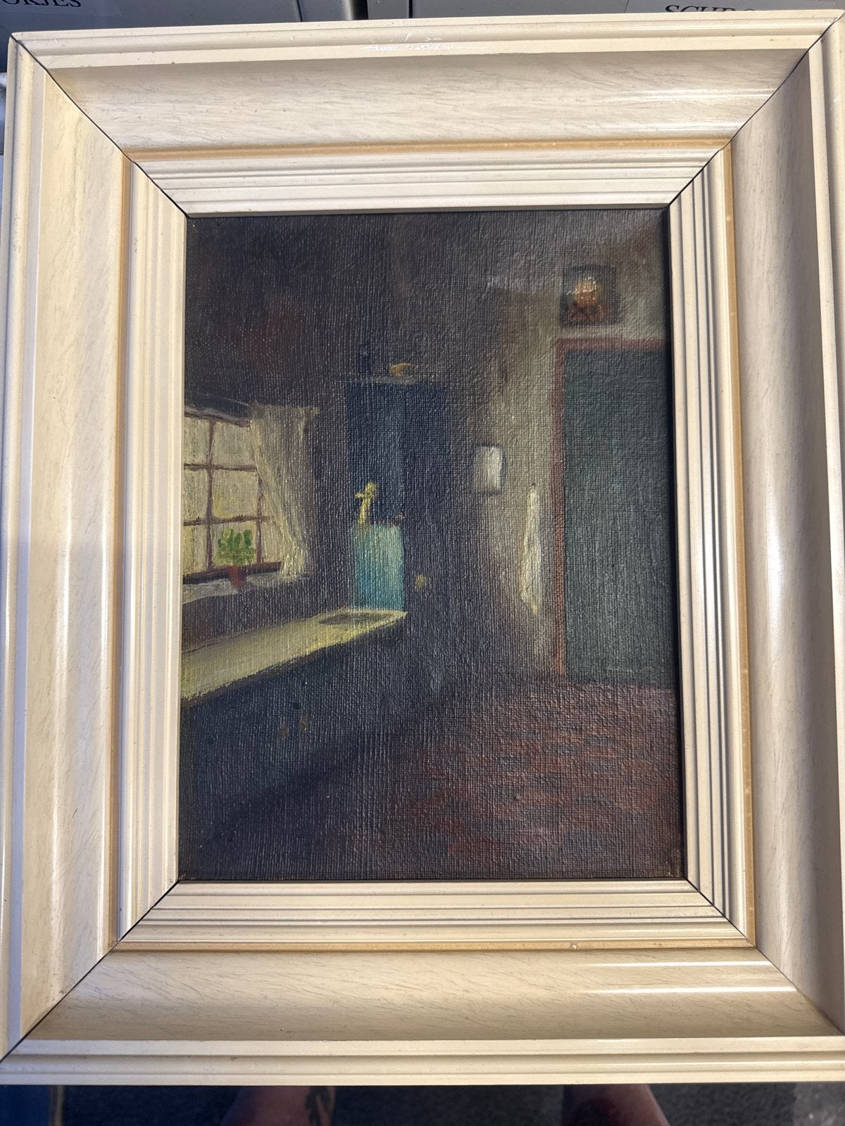 Schilderij A van der Hurk, Antiek en Kunst, Kunst | Schilderijen | Klassiek, Doek, Realistisch, Ophalen of Verzenden, Olieverf