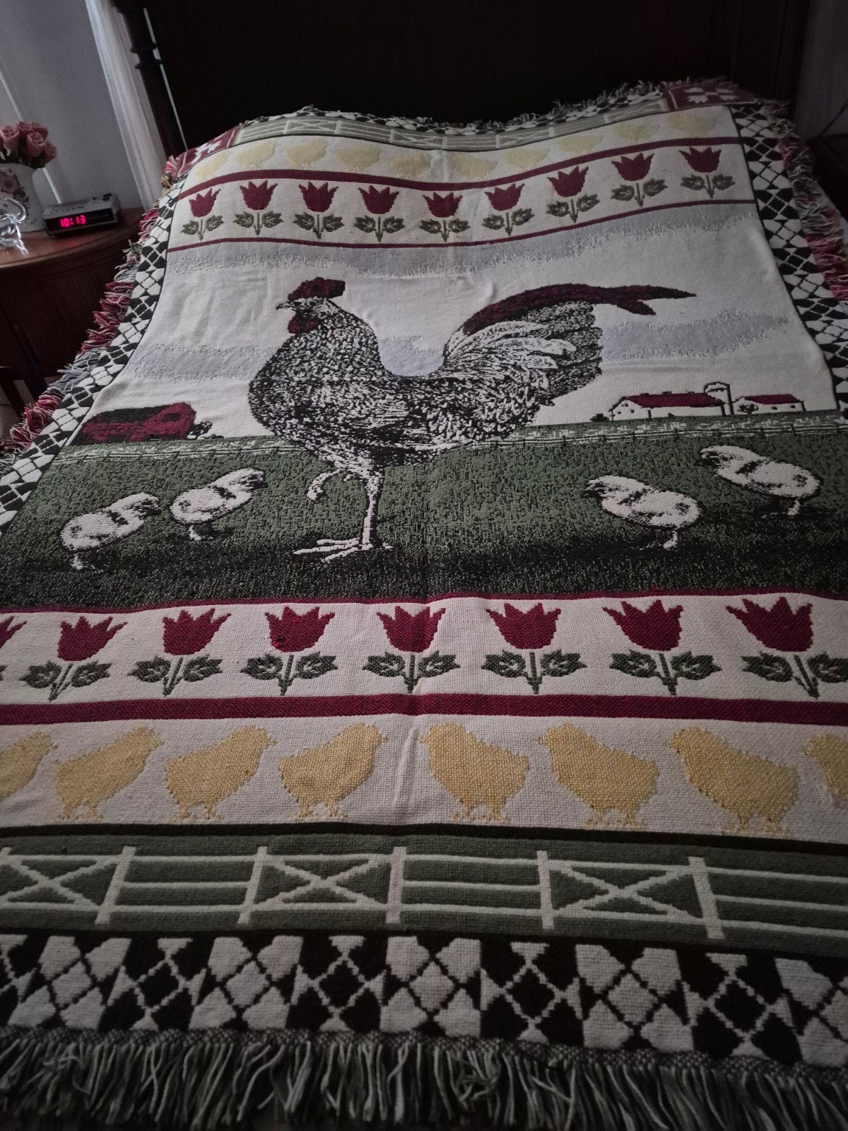 Katoenen plaid, Ophalen, Gebruikt, 100 tot 150 cm, Landelijk